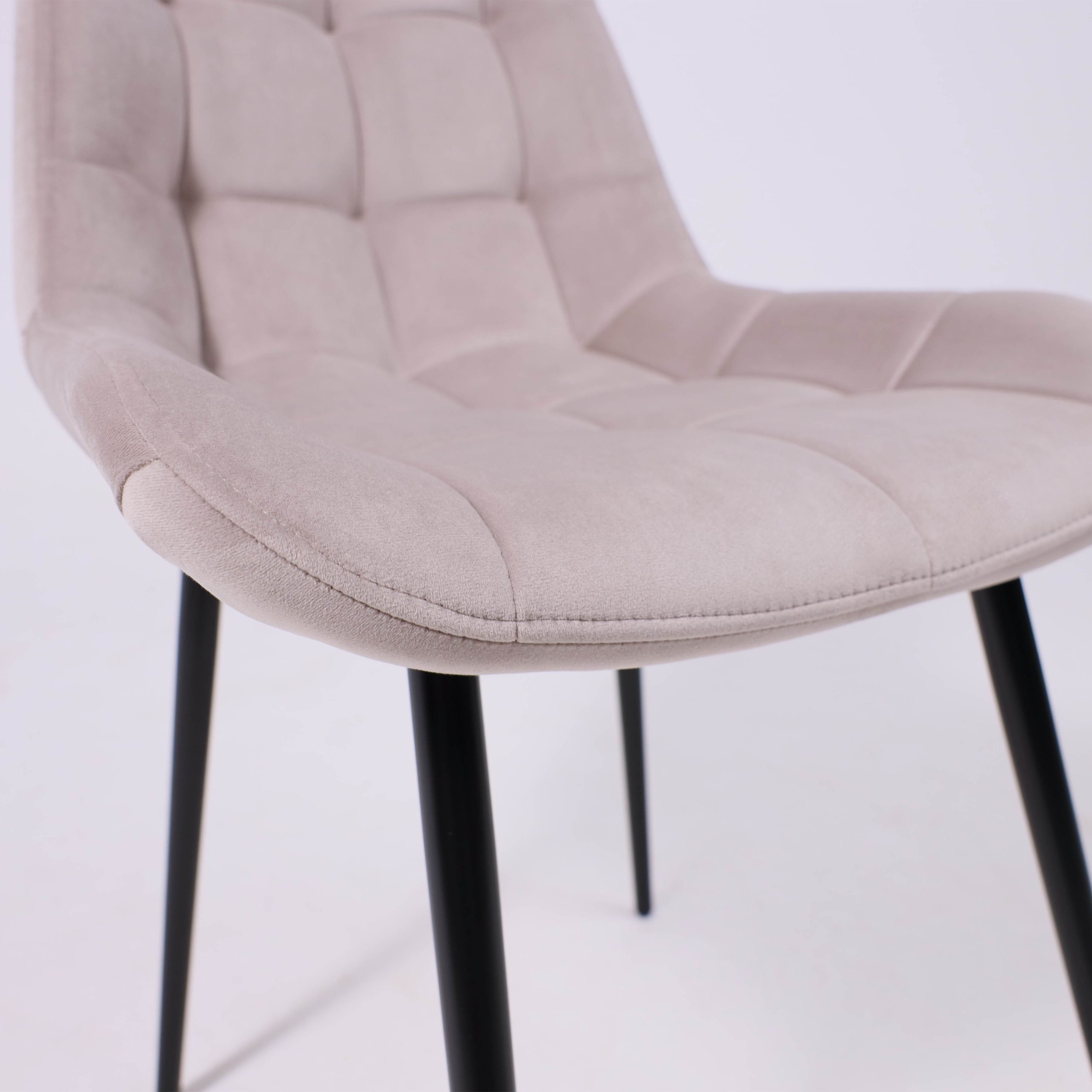 Стул AV 405, бежевый бархат Confetti smoke/черный