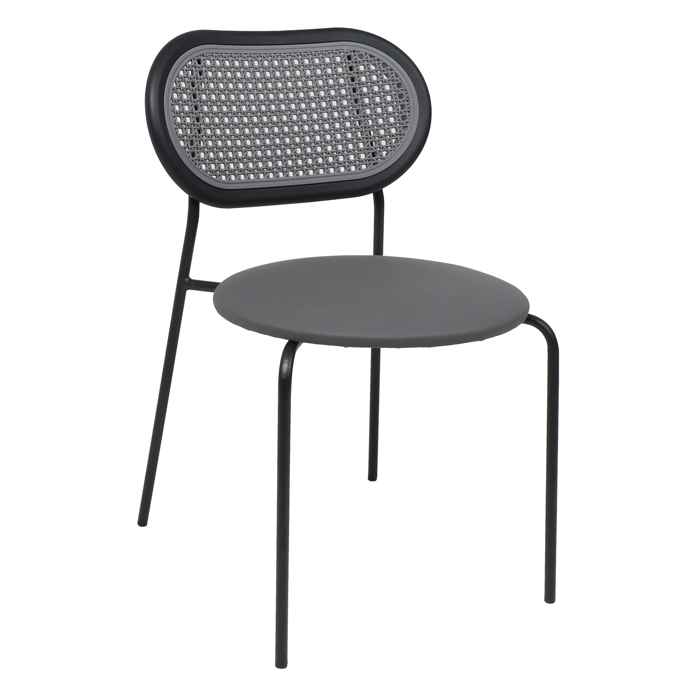 Стул TEO, серый/чёрный