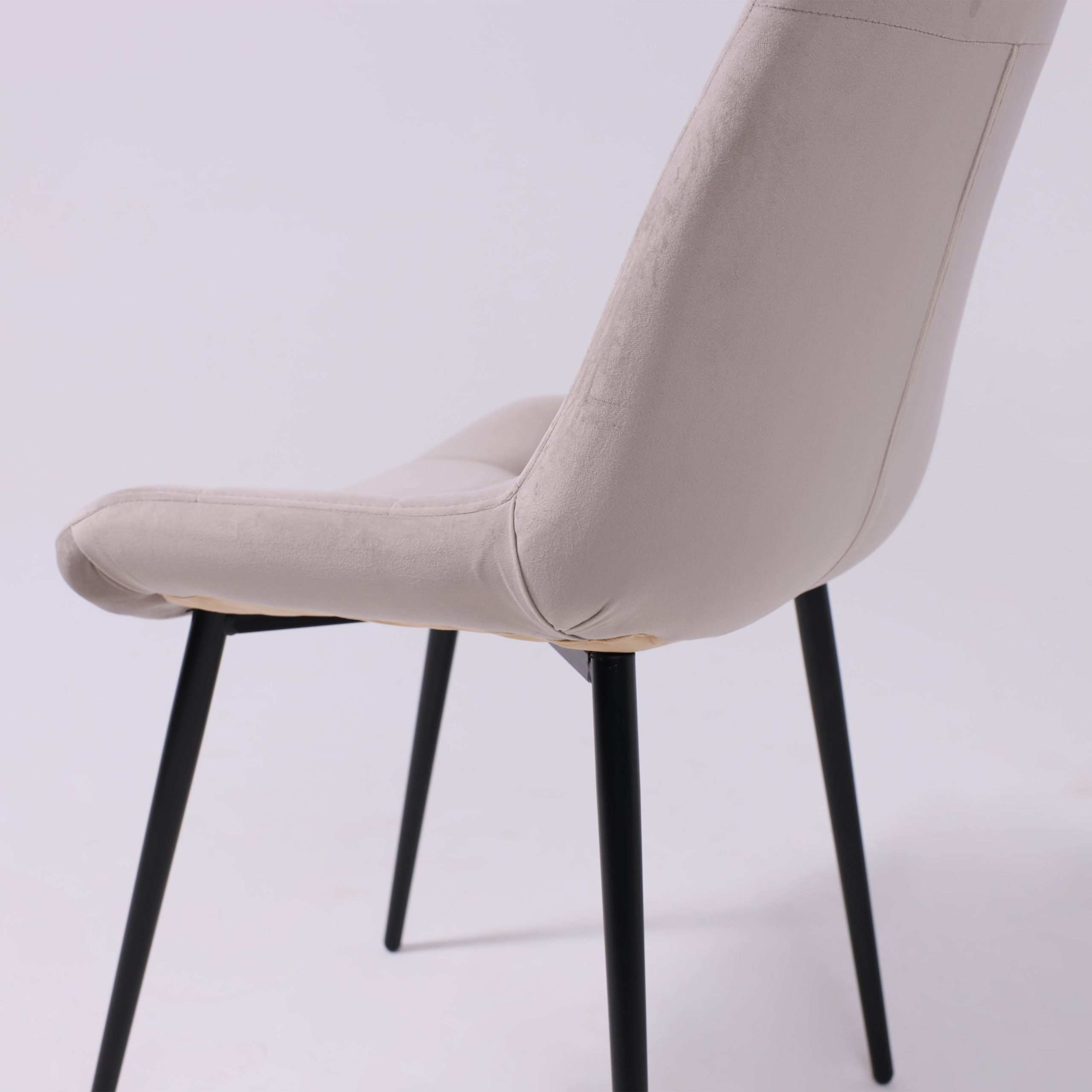 Стул AV 405, бежевый бархат Confetti smoke/черный