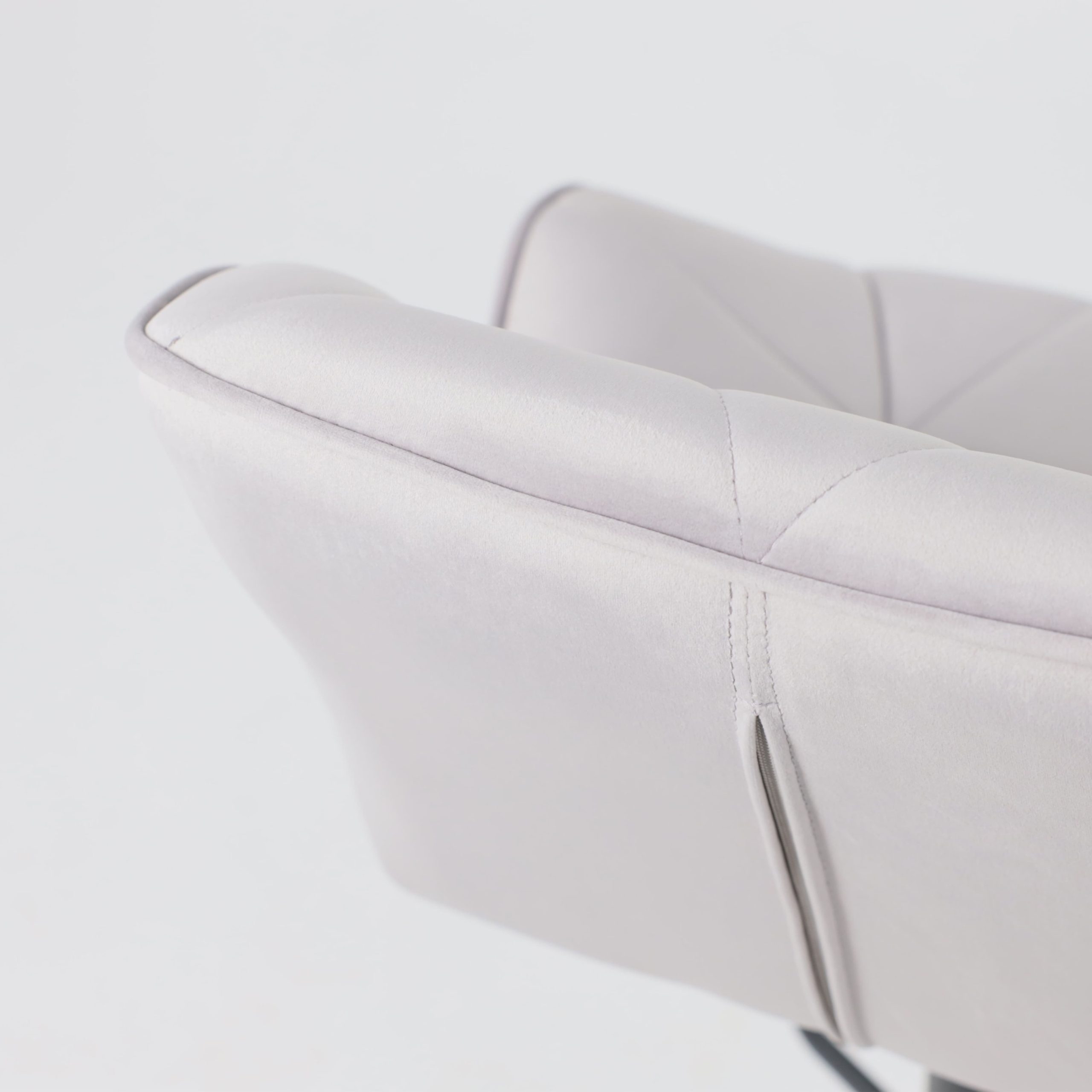 Кресло BERLIN, серый велюр HCJ-37/черный