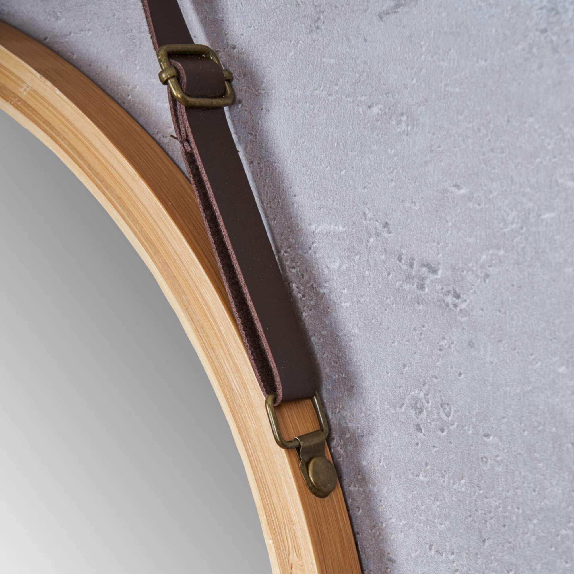 Зеркало подвесное CAMELLIA, бамбук