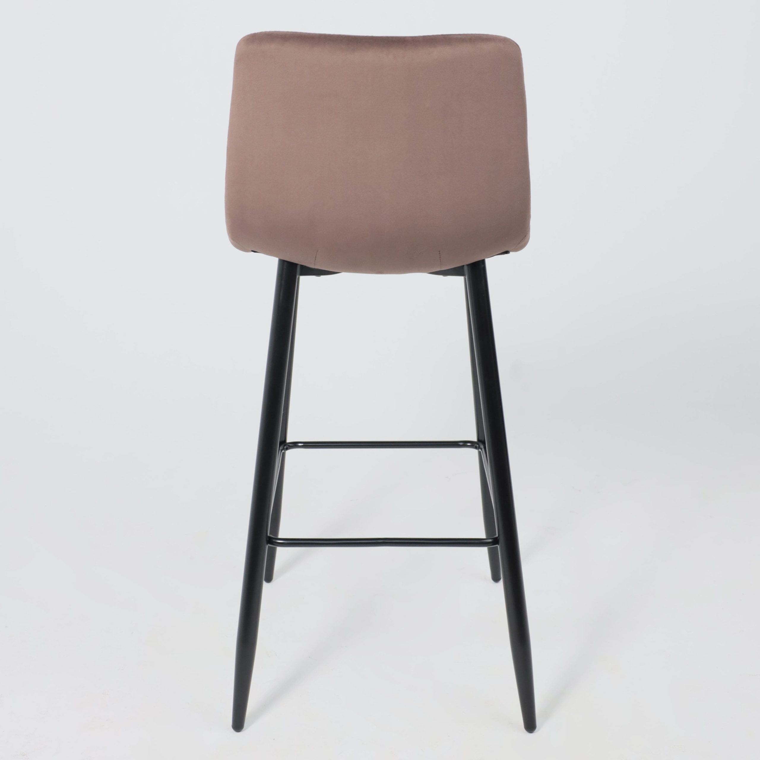 Стул STELLA, барный, коричневый велюр HLR49/черный