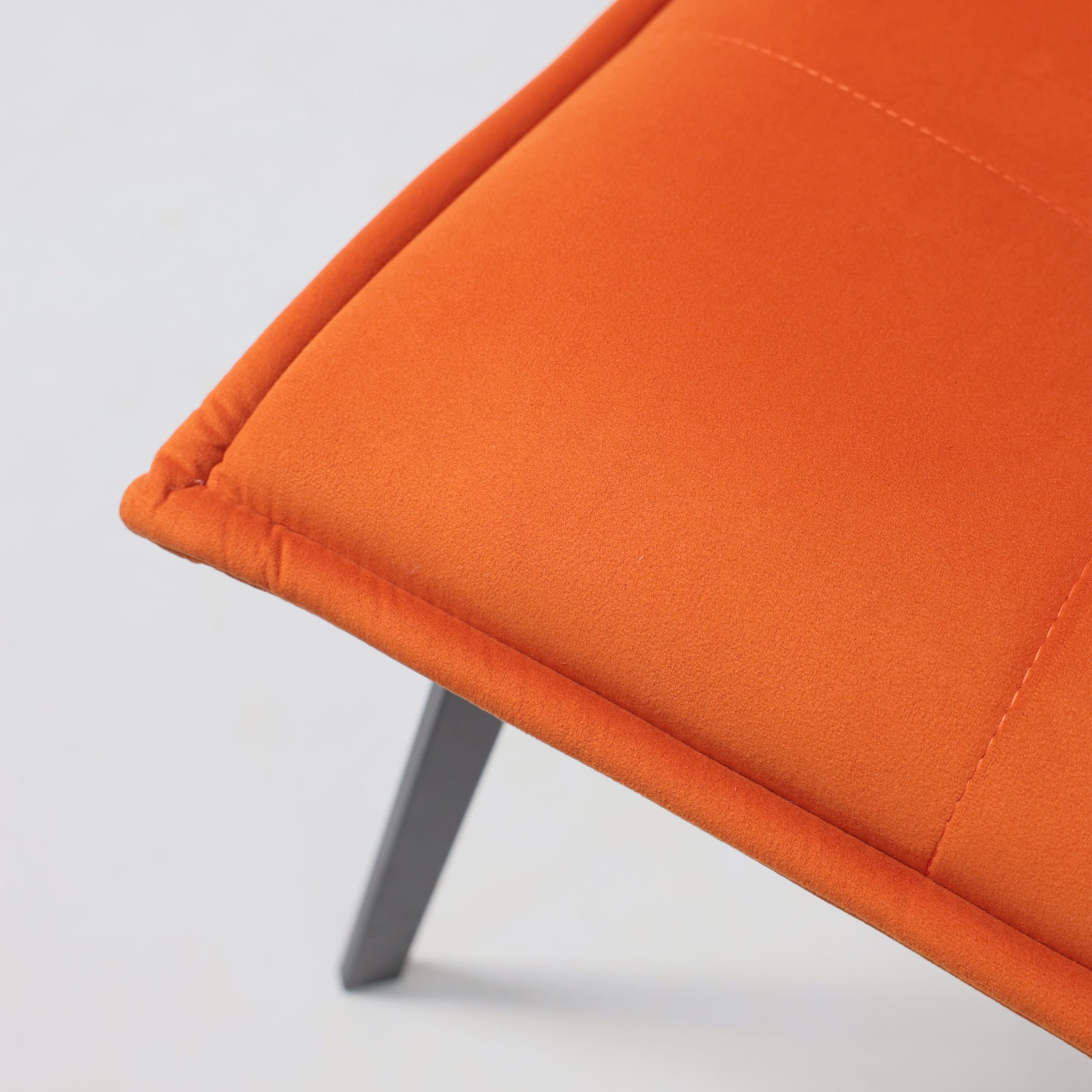 Кресло РУБИК U, Velutto 27 терракотовый велюр/черный