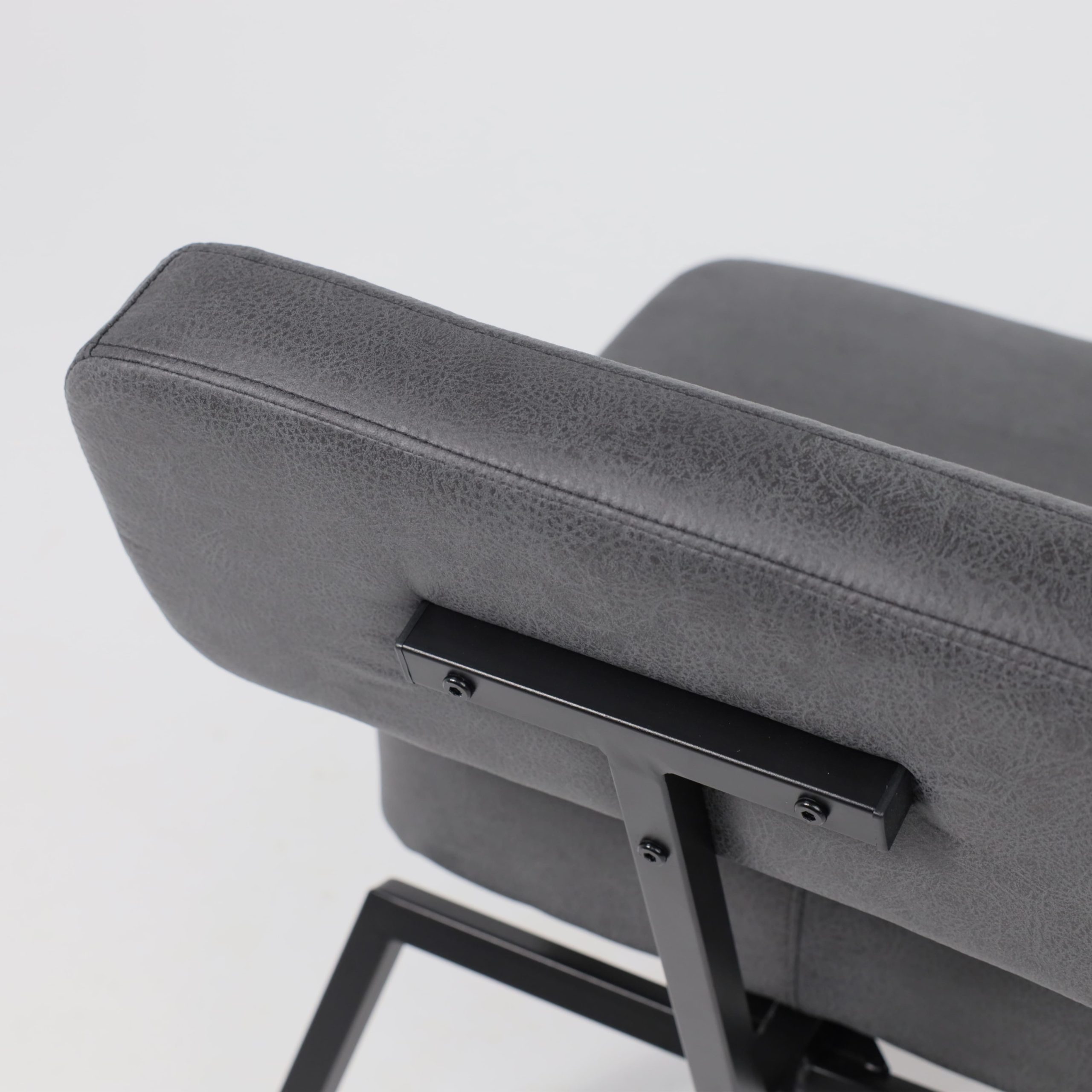 Кресло ASPEN, экокожа винтажный черный WATUSI 16/черный