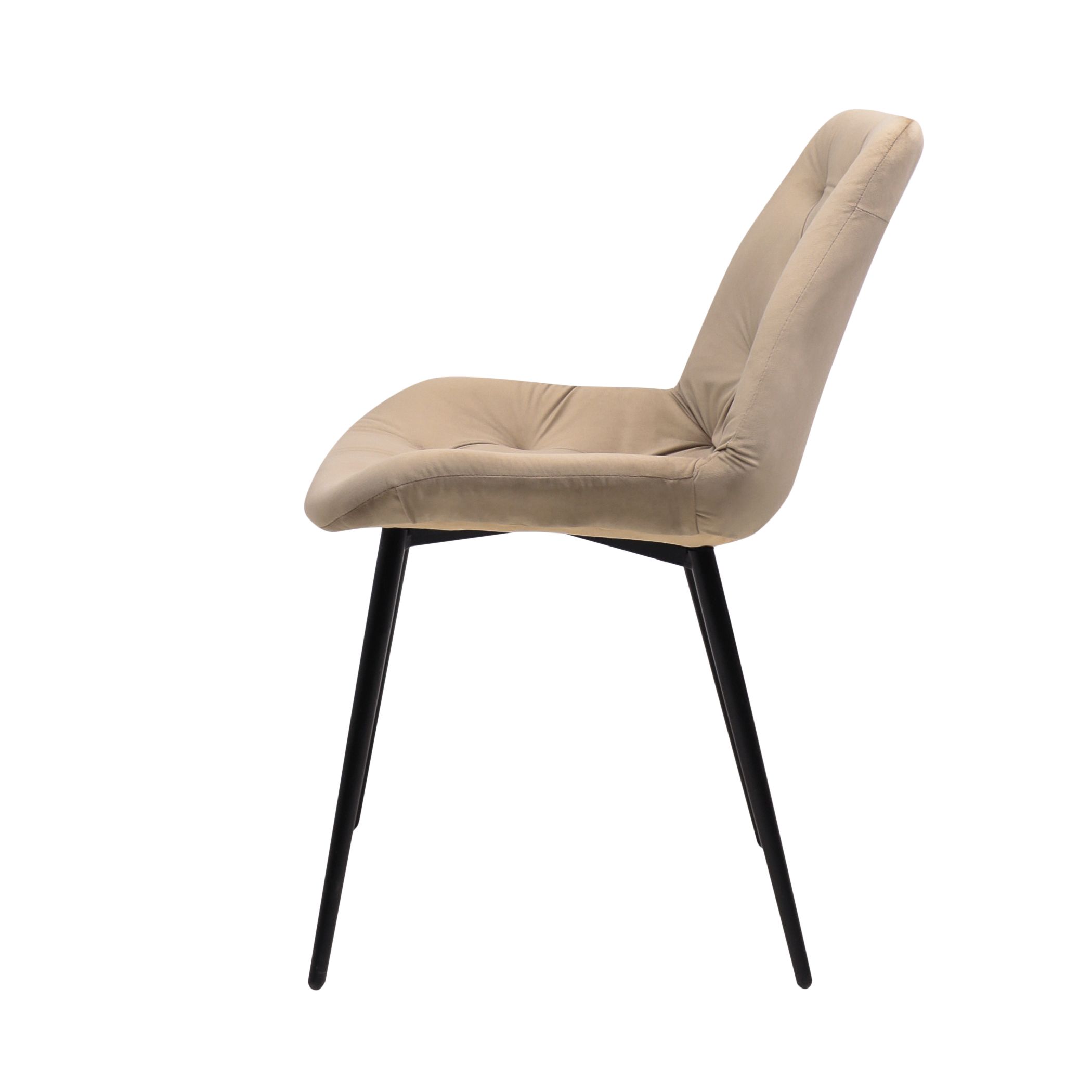 Стул AV 435, капучино бархат H-65/черный