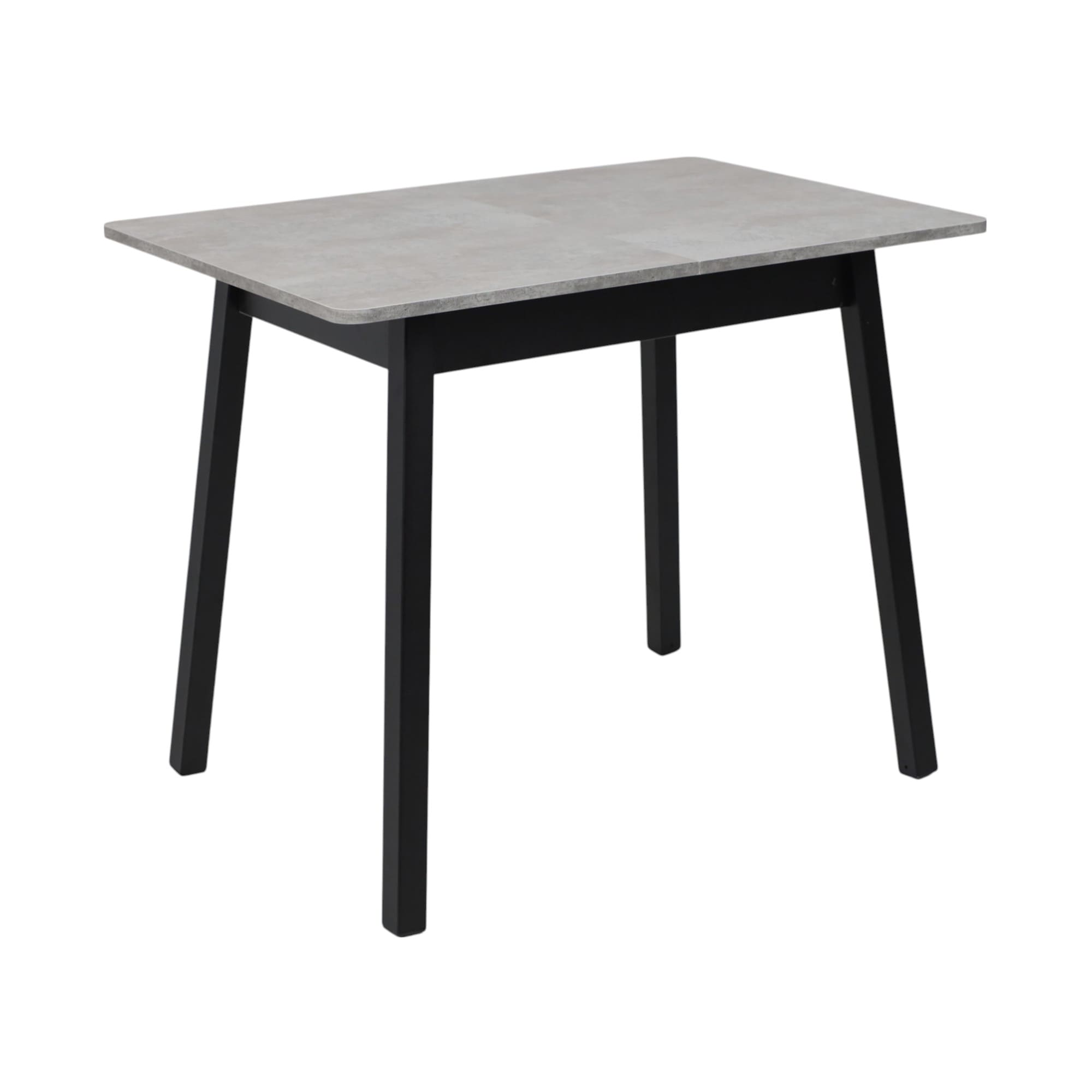 Стол TIRK RADIAL-94, раздвижной 94(126)х64, Серый сланец/Чёрный