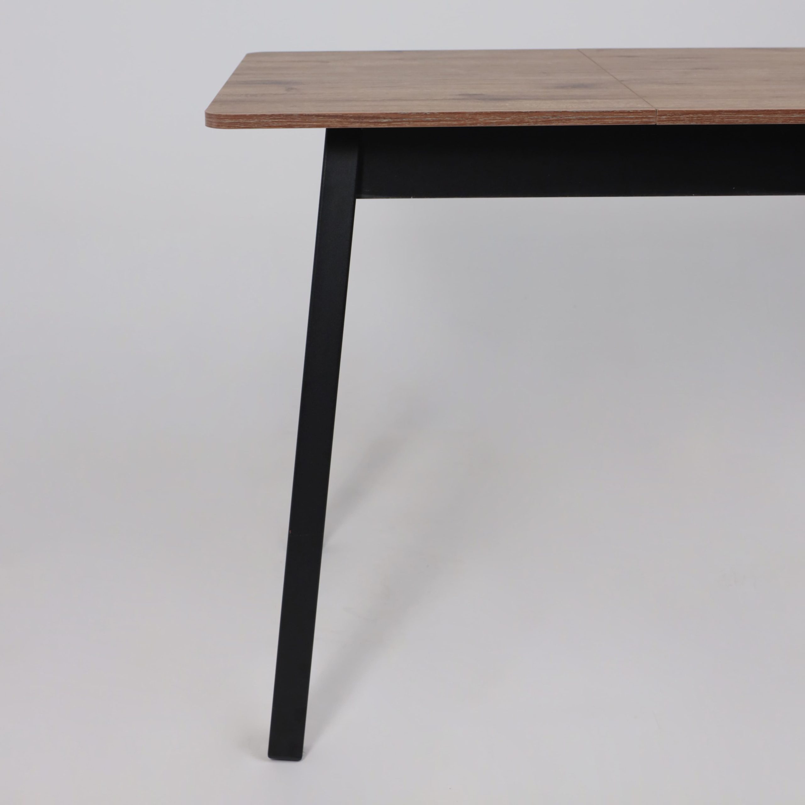 Стол TIRK RADIAL-94, раздвижной 94(126)х64, Дуб Веллингтон/Чёрный