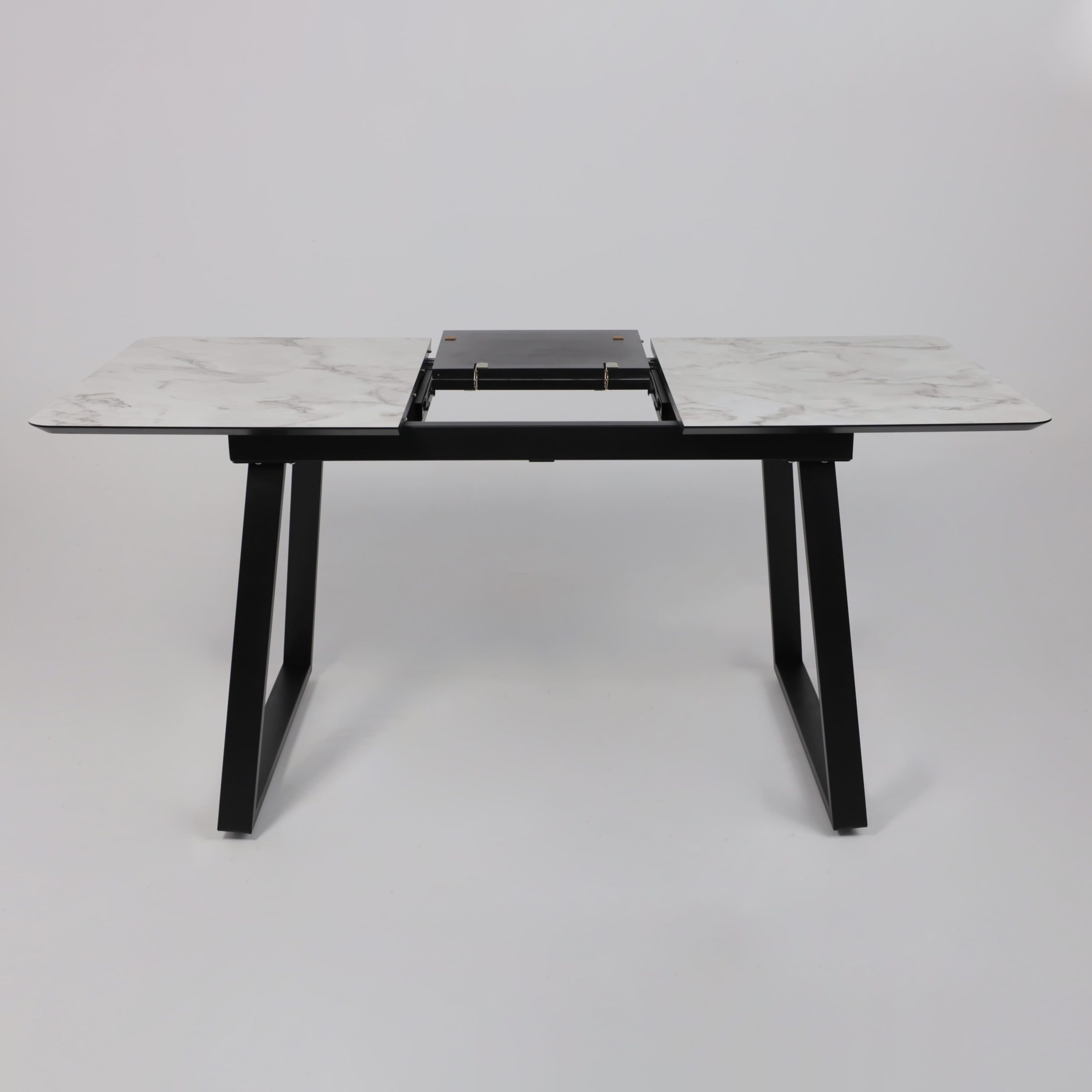 Стол AV 1208, HPL+МДФ,  раздвижной 1200 (1600)*800 Виктори натуральный/черный