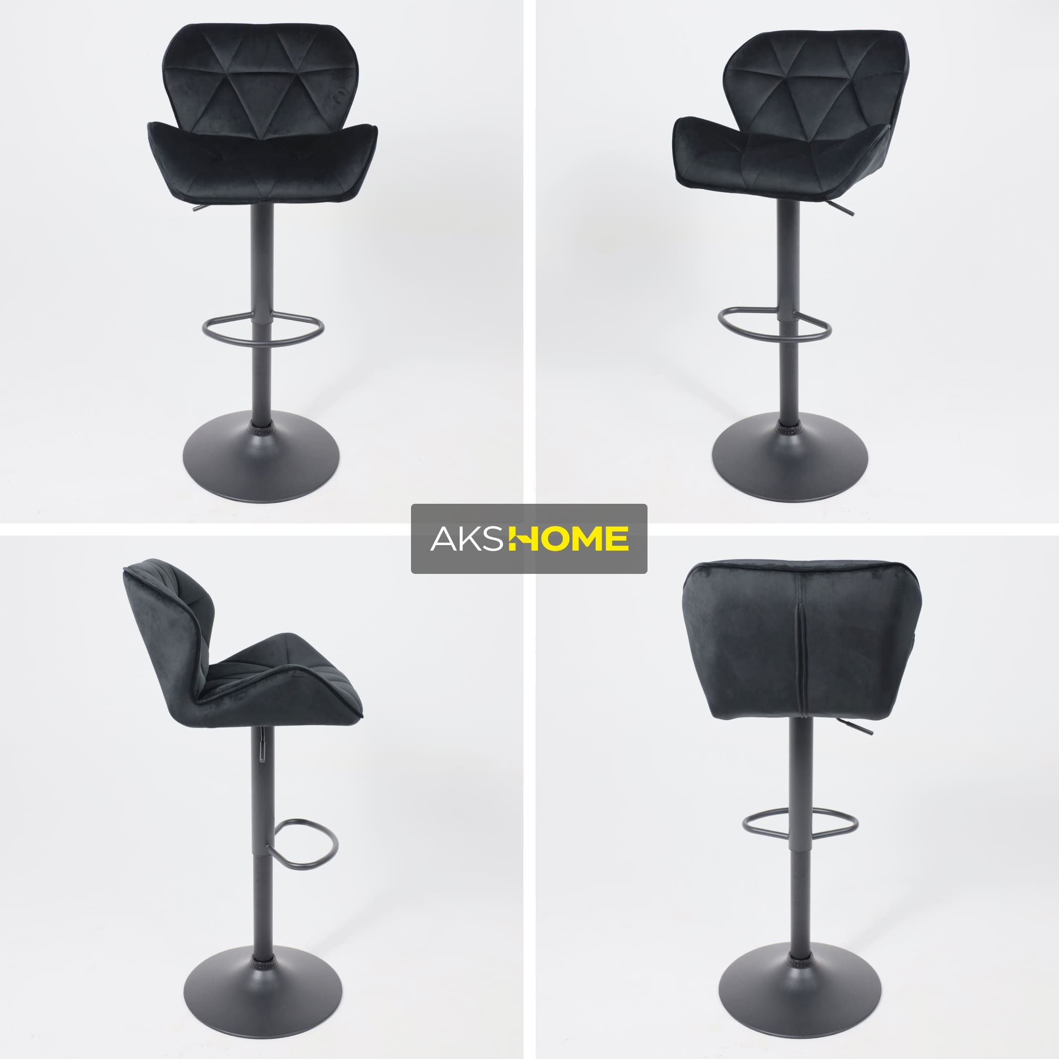 Кресло BERLIN, черный велюр HCJ-50/черный