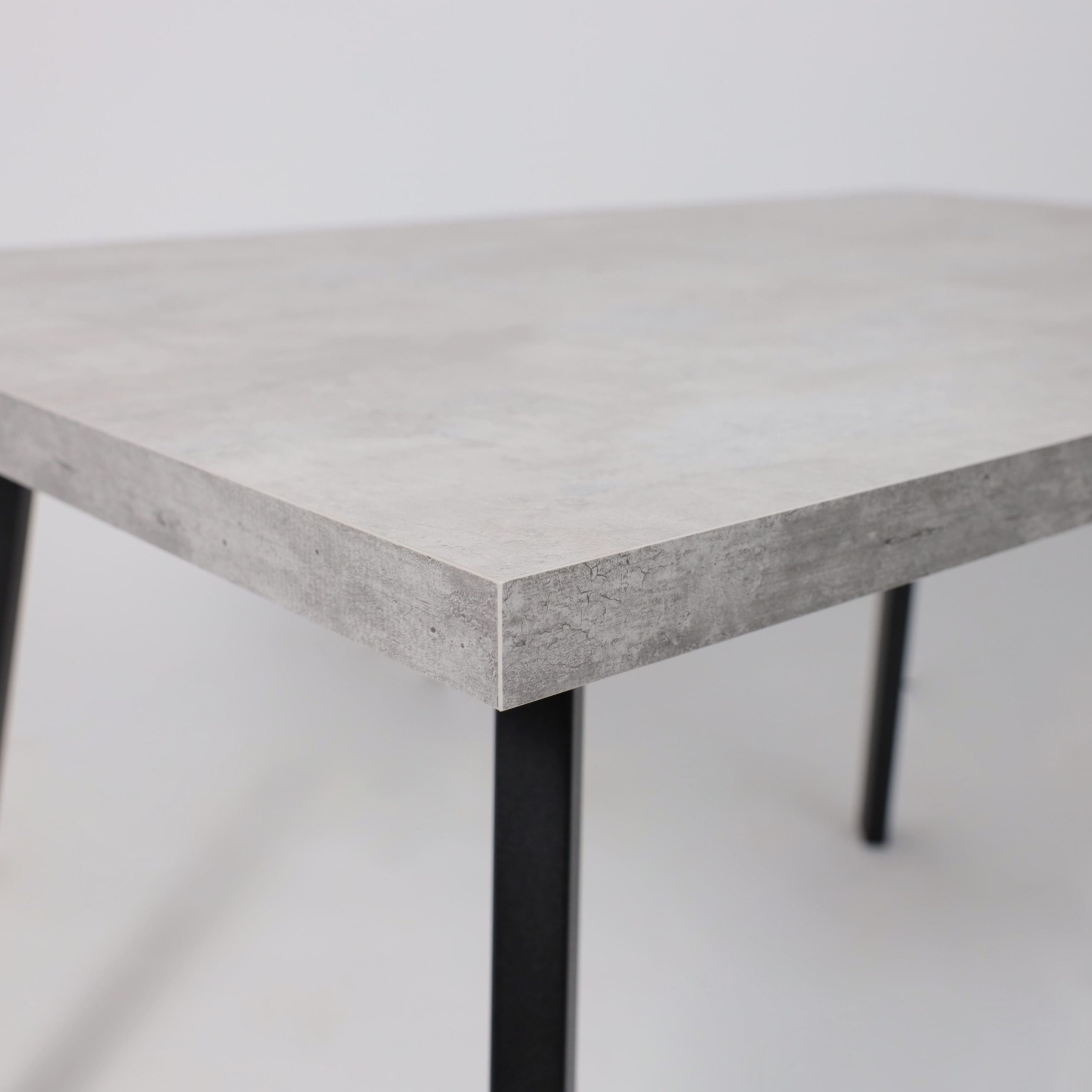 Стол BORG-120, раздвижной 120(160)х80, Серый сланец/Чёрный