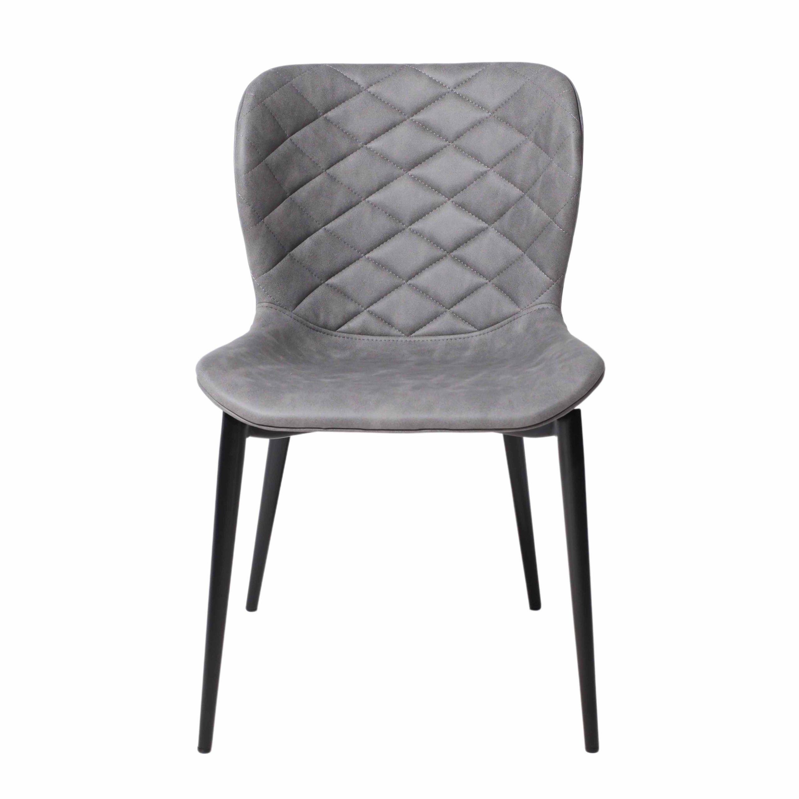 Стул AV 470, темно-серая замша Kiprus 10/черный