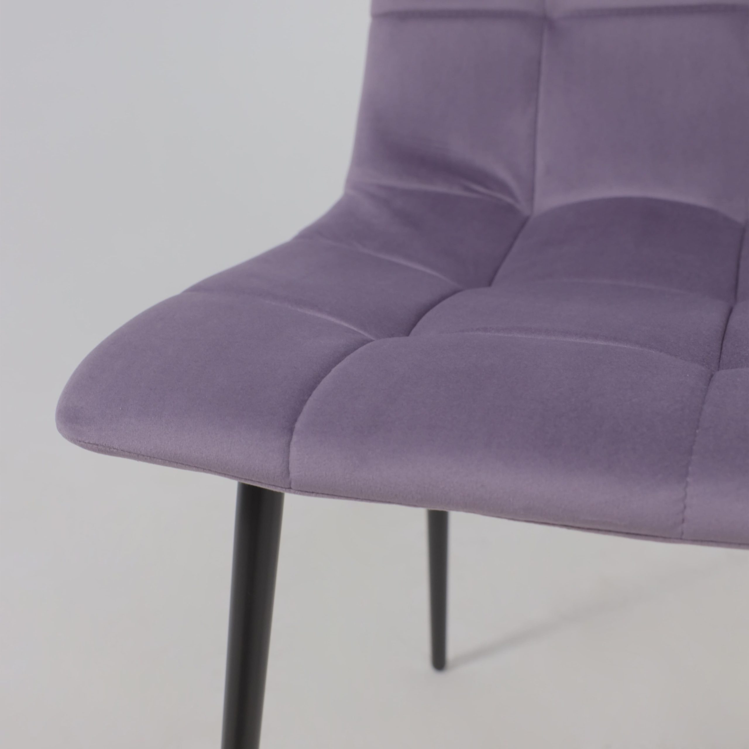 Стул AV 406-N, сливовый бархат Confetti plum/черный