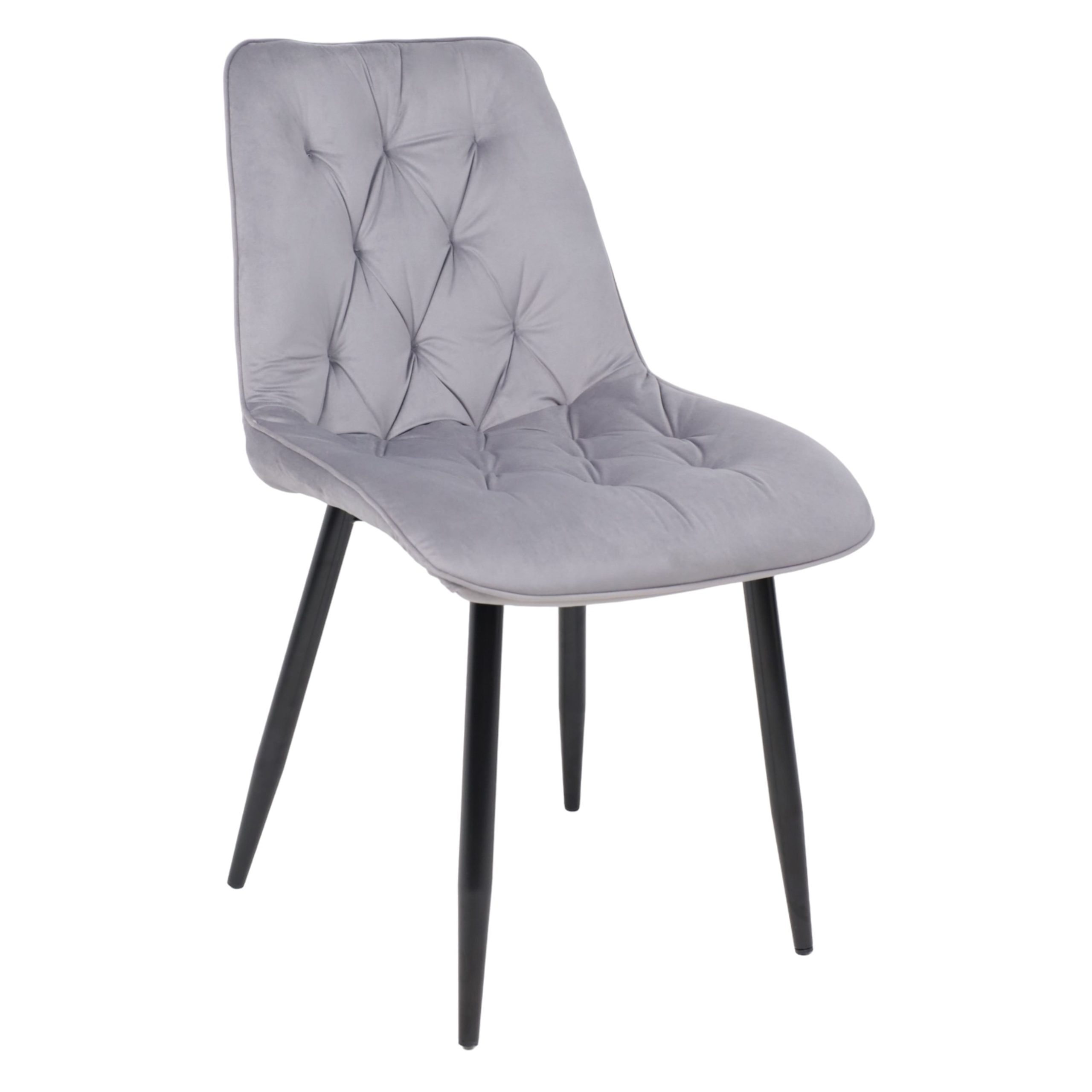 Стул ASTRA, 2, светло-серый велюр HLR-20/черный