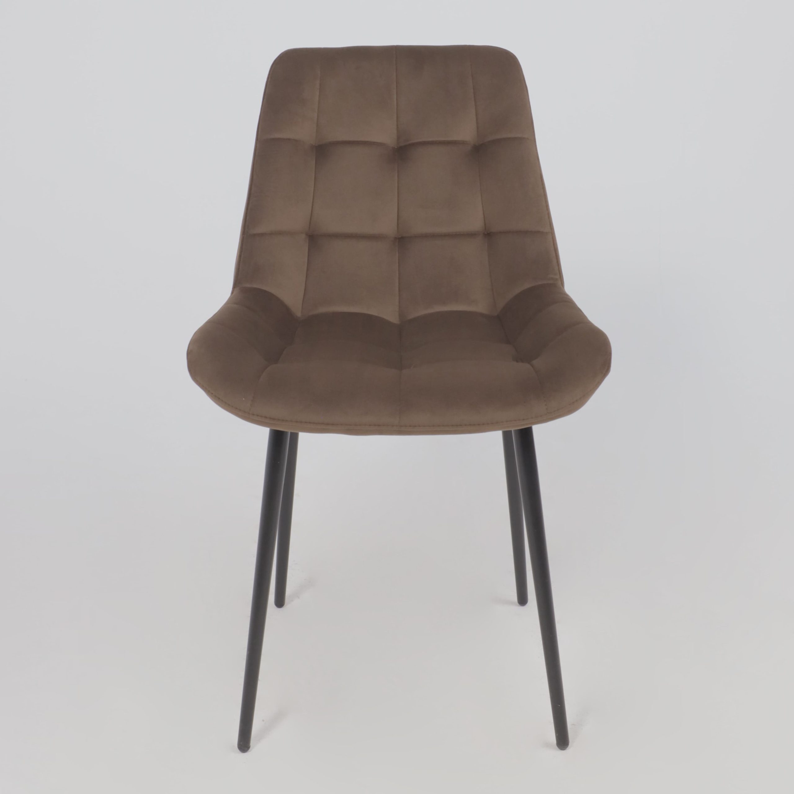 Стул AV 405, шоколадный бархат Confetti chocolate/черный