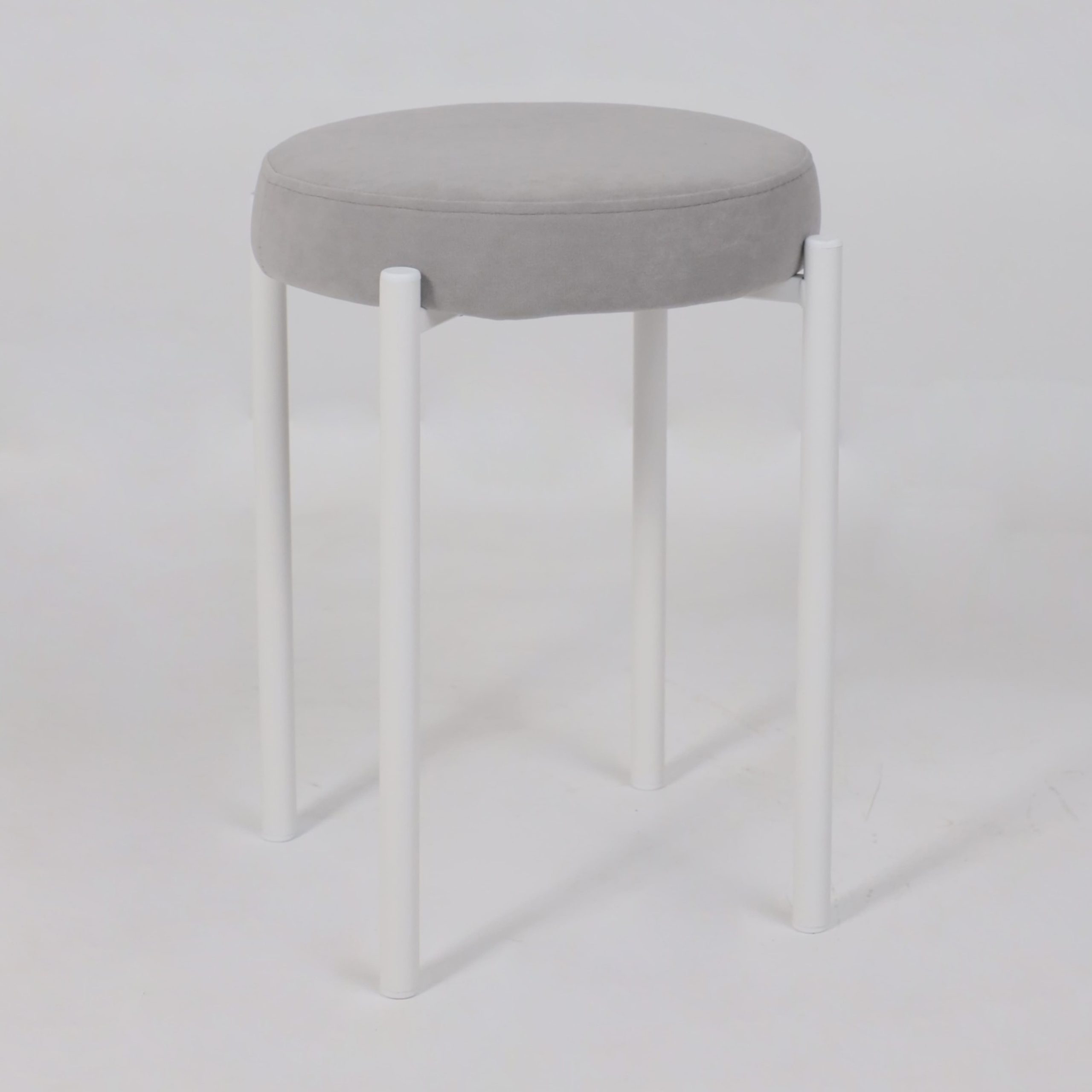 Табурет BOB, b20 SILVER LUXбелый