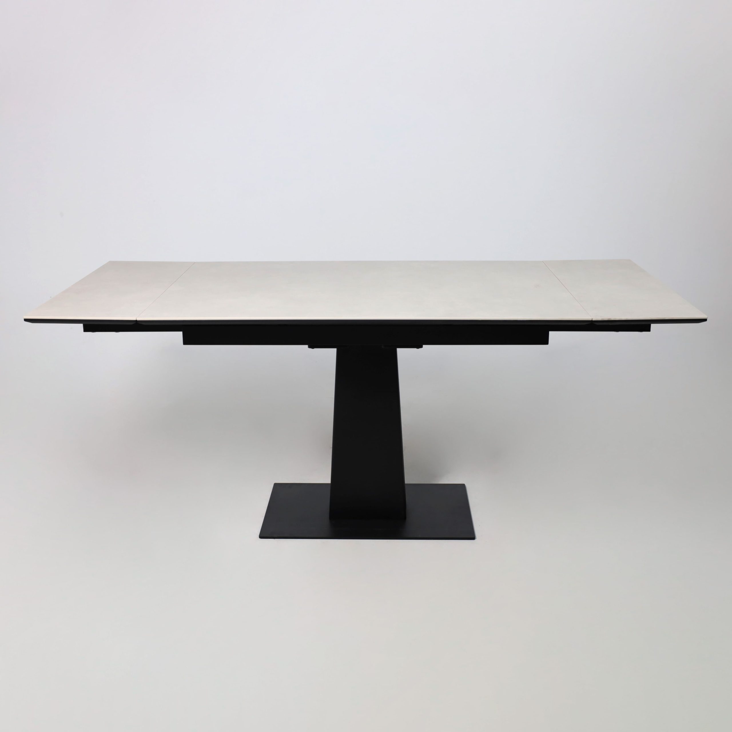 Стол AV 2119, МДФ+керамика, раздвижной 1200 (1800)*800 серый, матовый CARMEN LIDHT GREY/черный