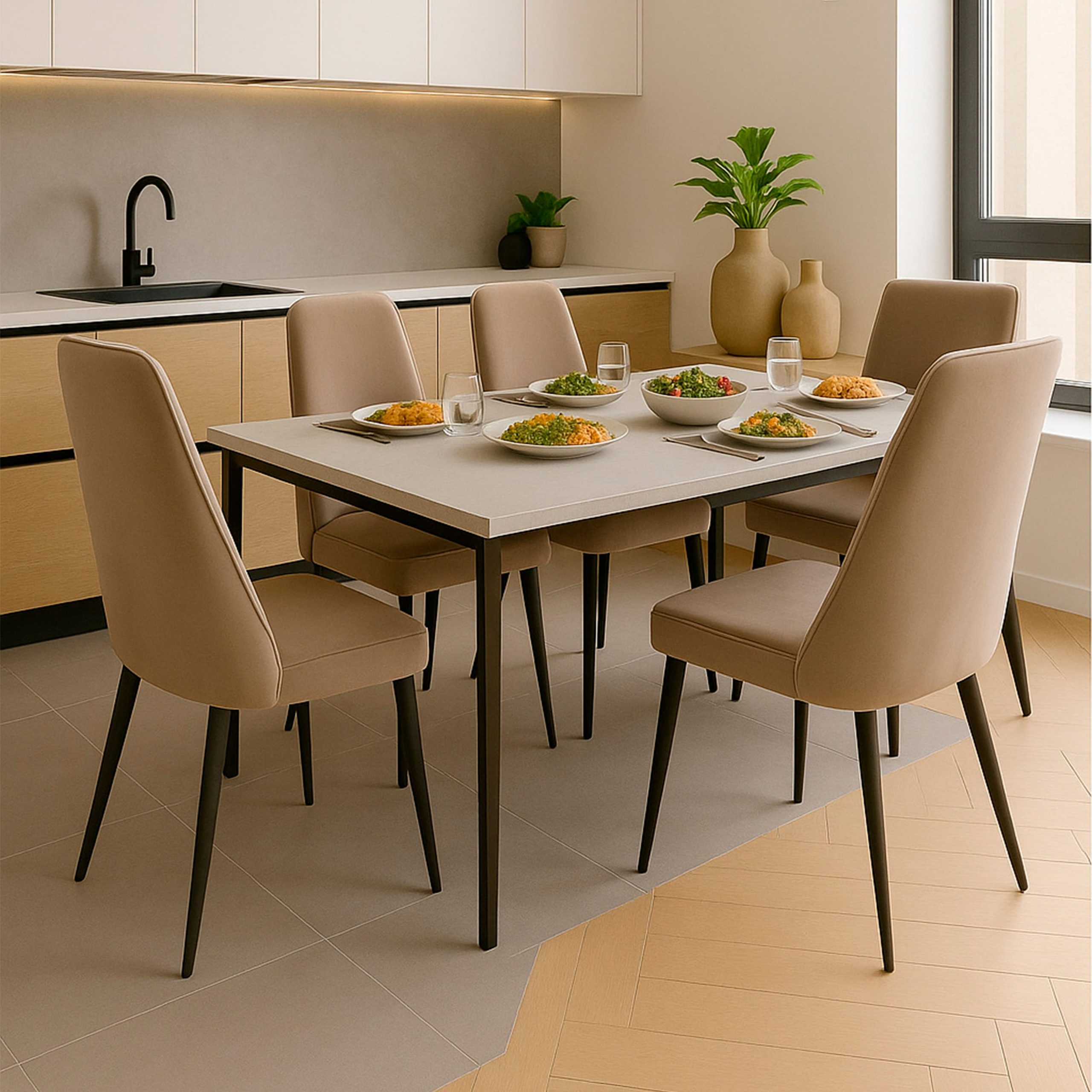 Стул LEONARD M, d05 CAPPUCCINO LUXчерный