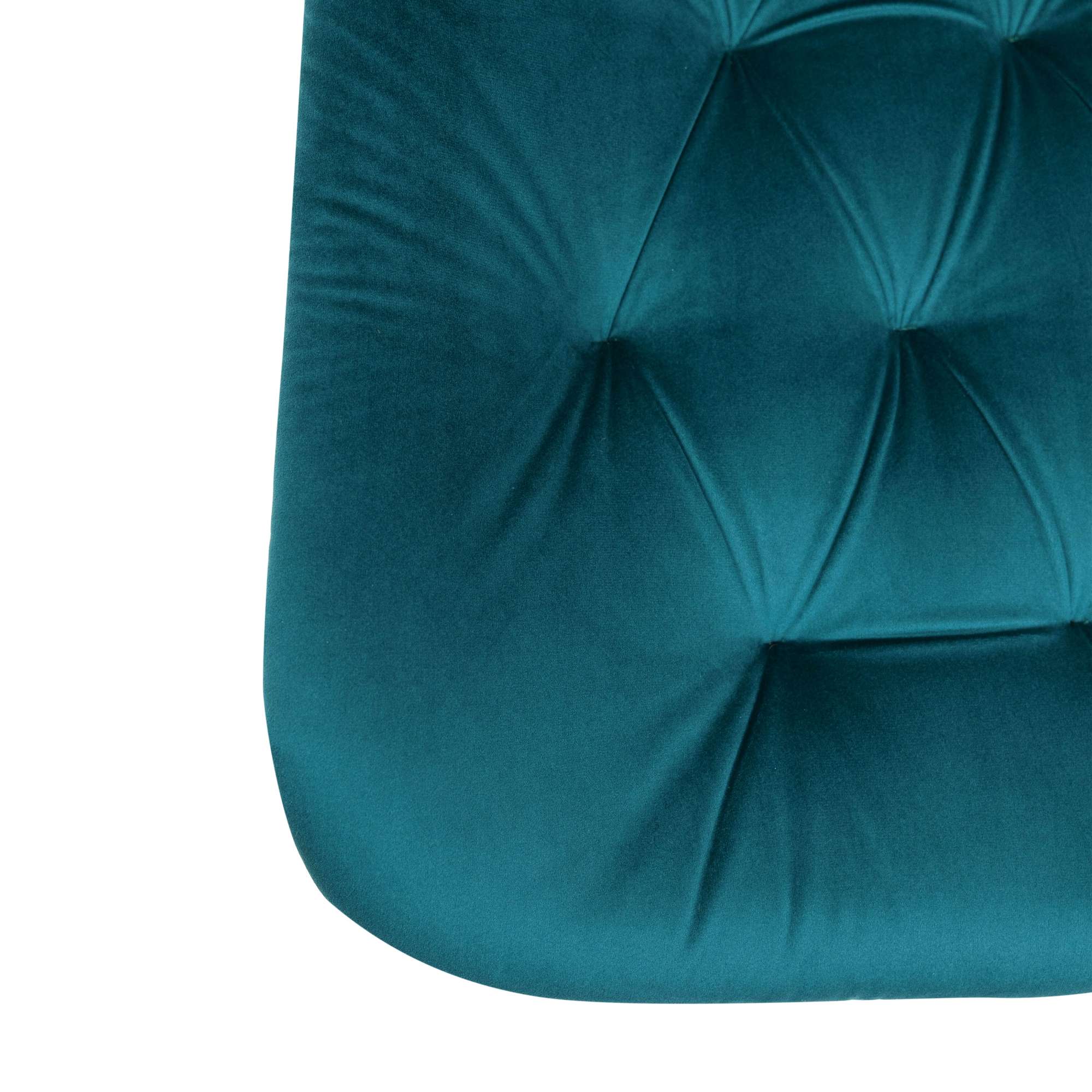 Стул AV 435, темно-бирюзовый бархат H-56/черный