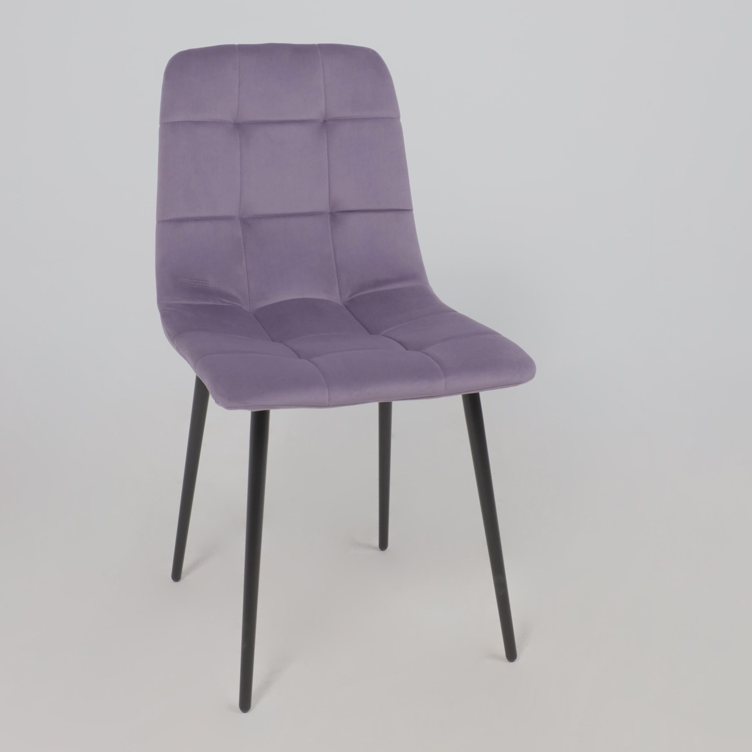 Стул AV 406-N, сливовый бархат Confetti plum/черный