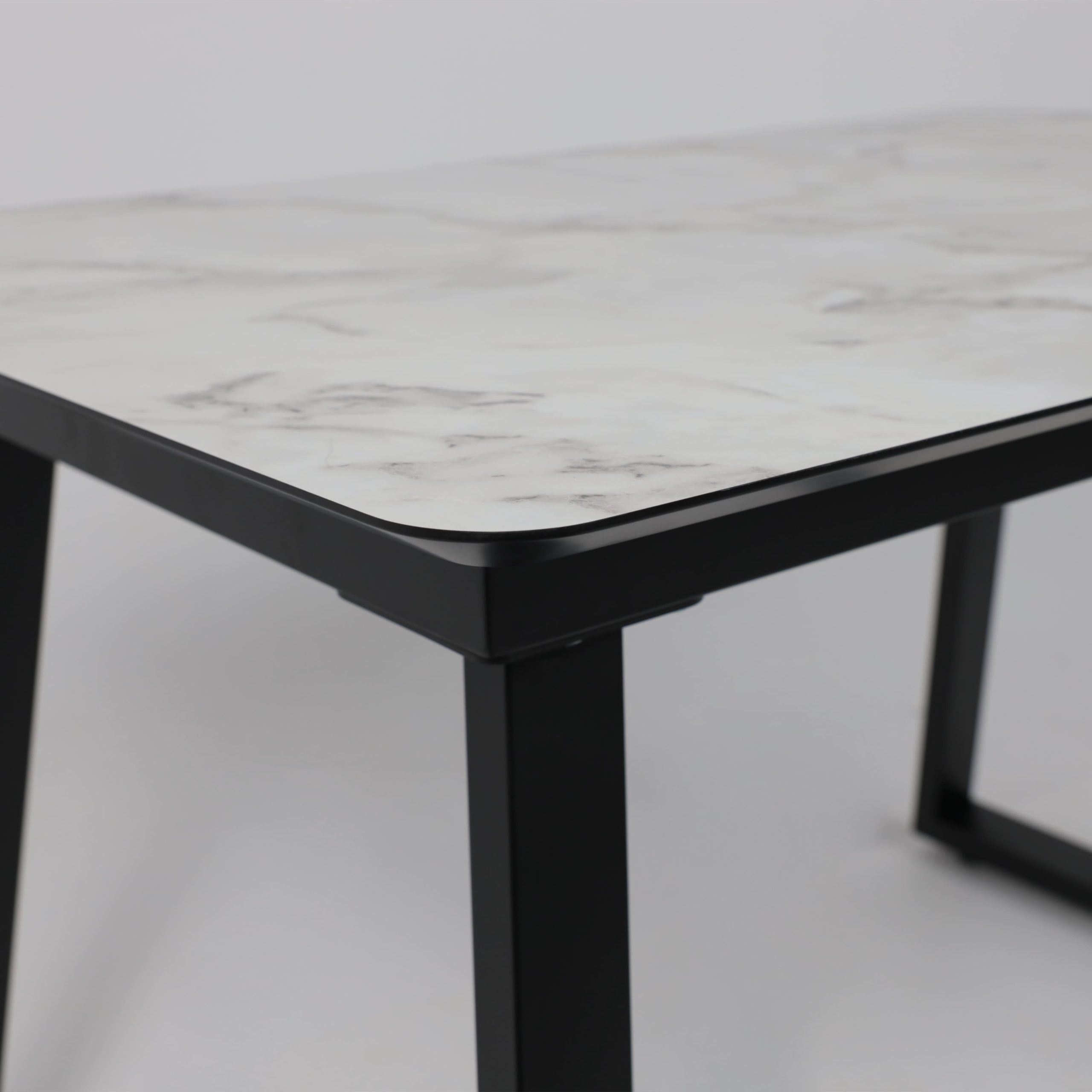 Стол AV 1208, HPL+МДФ,  раздвижной 1200 (1600)*800 Виктори натуральный/черный