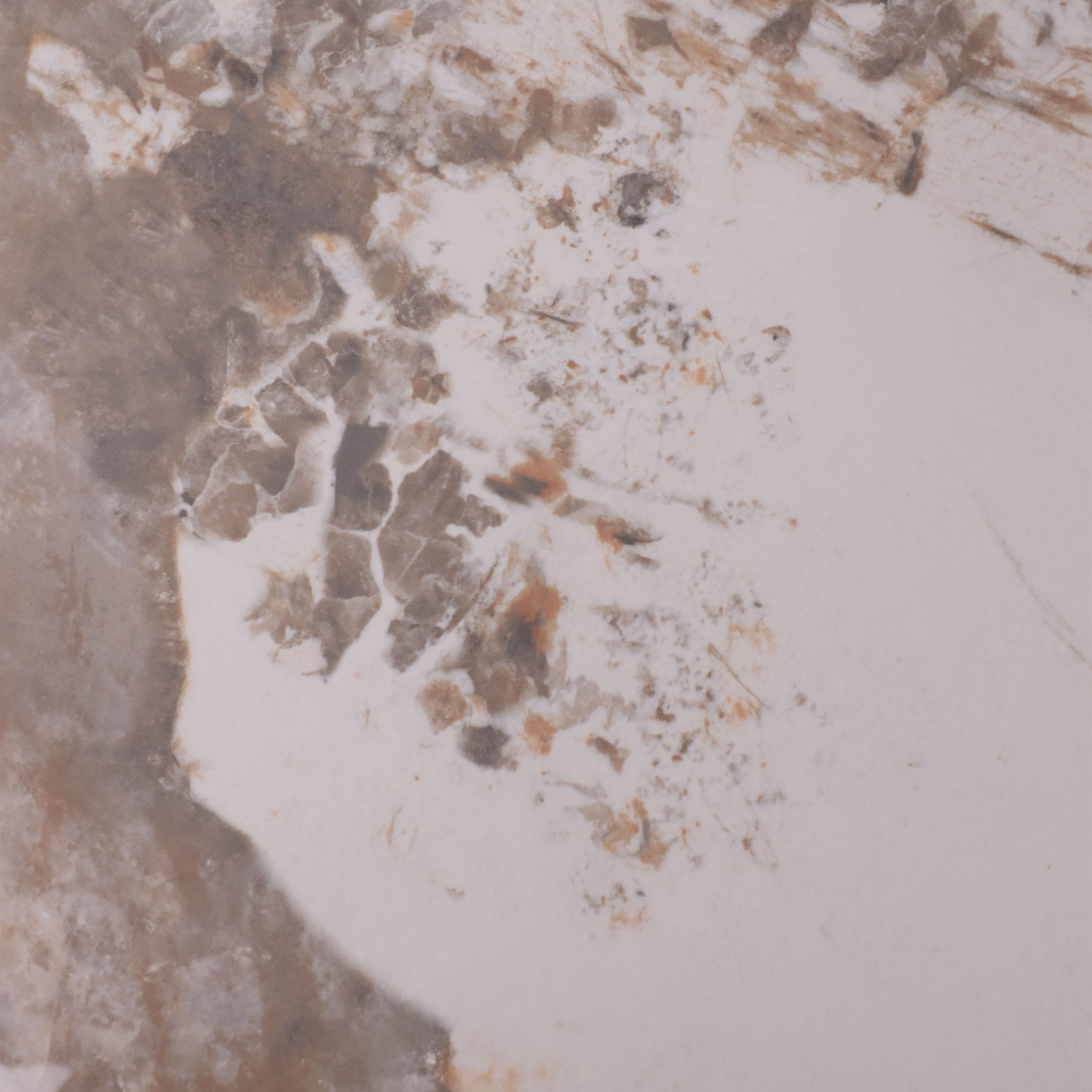 Стол AV 2317, МДФ+керамика, нераздвижной 900 белый, глянцевый PANDORA/черный+HPL Ипанема