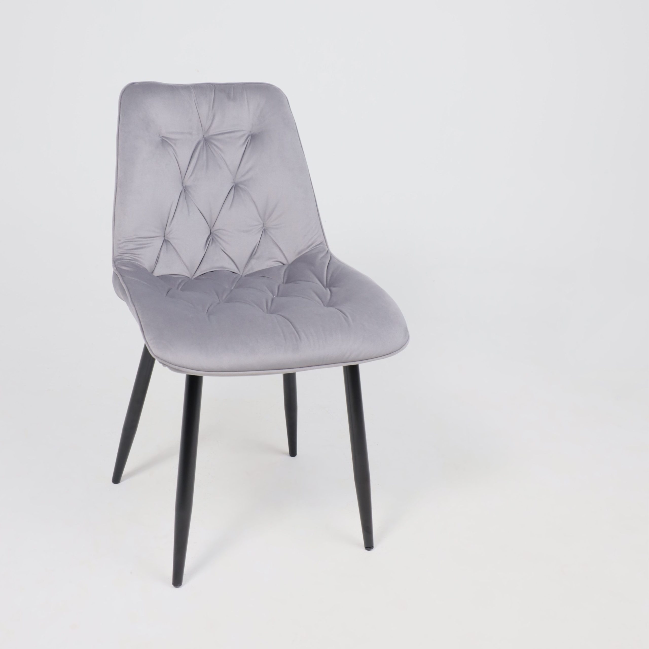 Стул ASTRA, 2, светло-серый велюр HLR-20/черный
