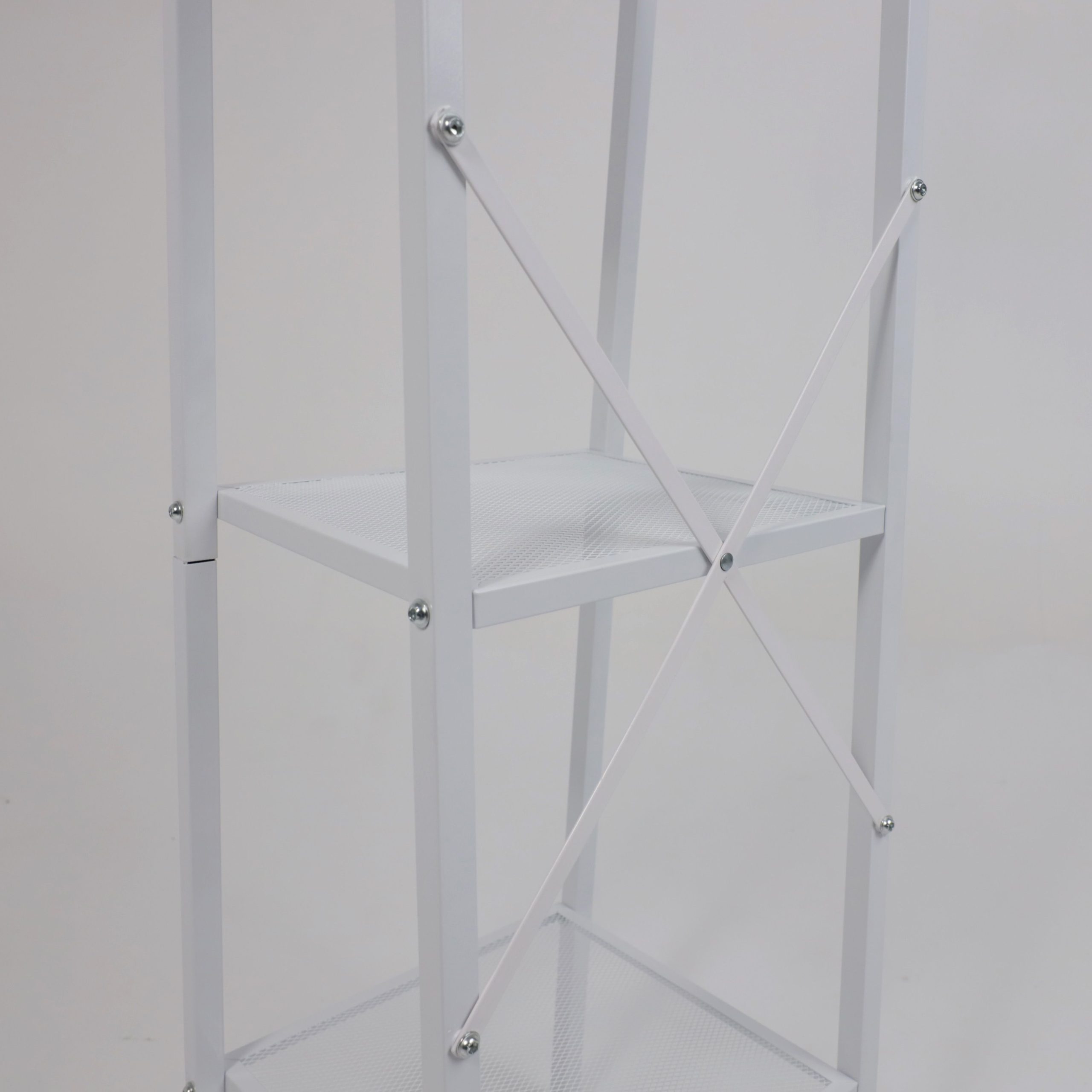 Полка стеллажная AURORA, 350*350*1480мм, белый