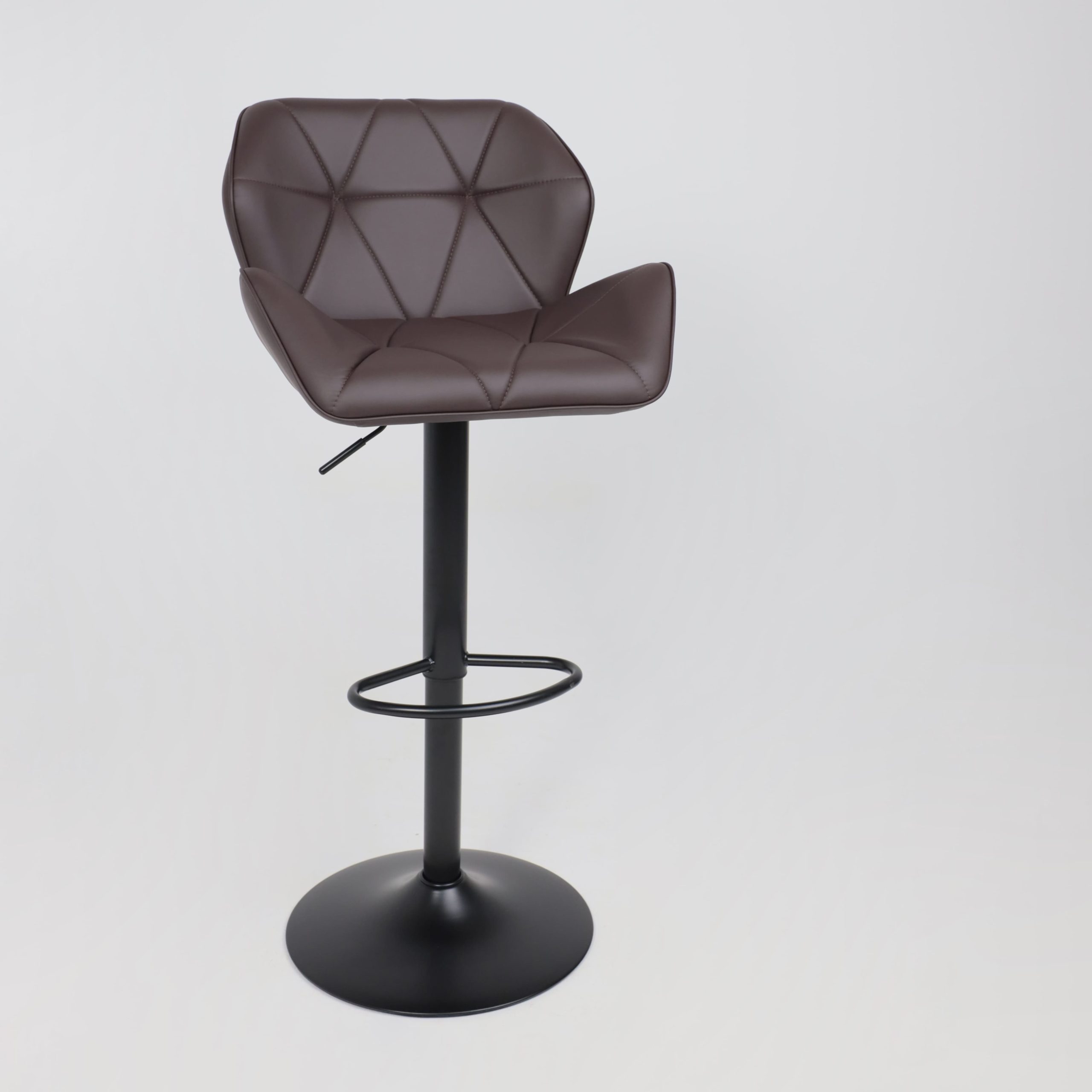 Кресло барное BERLIN GB, Pegaso шоколад экокожа/черный