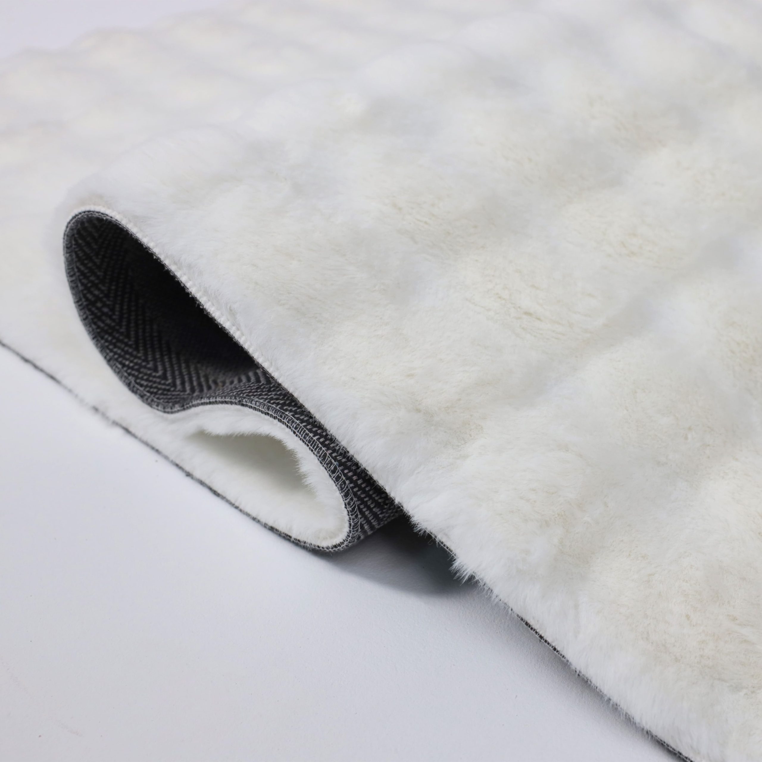 Ковер BUBLE FAUX FUR, белый, 160*230см