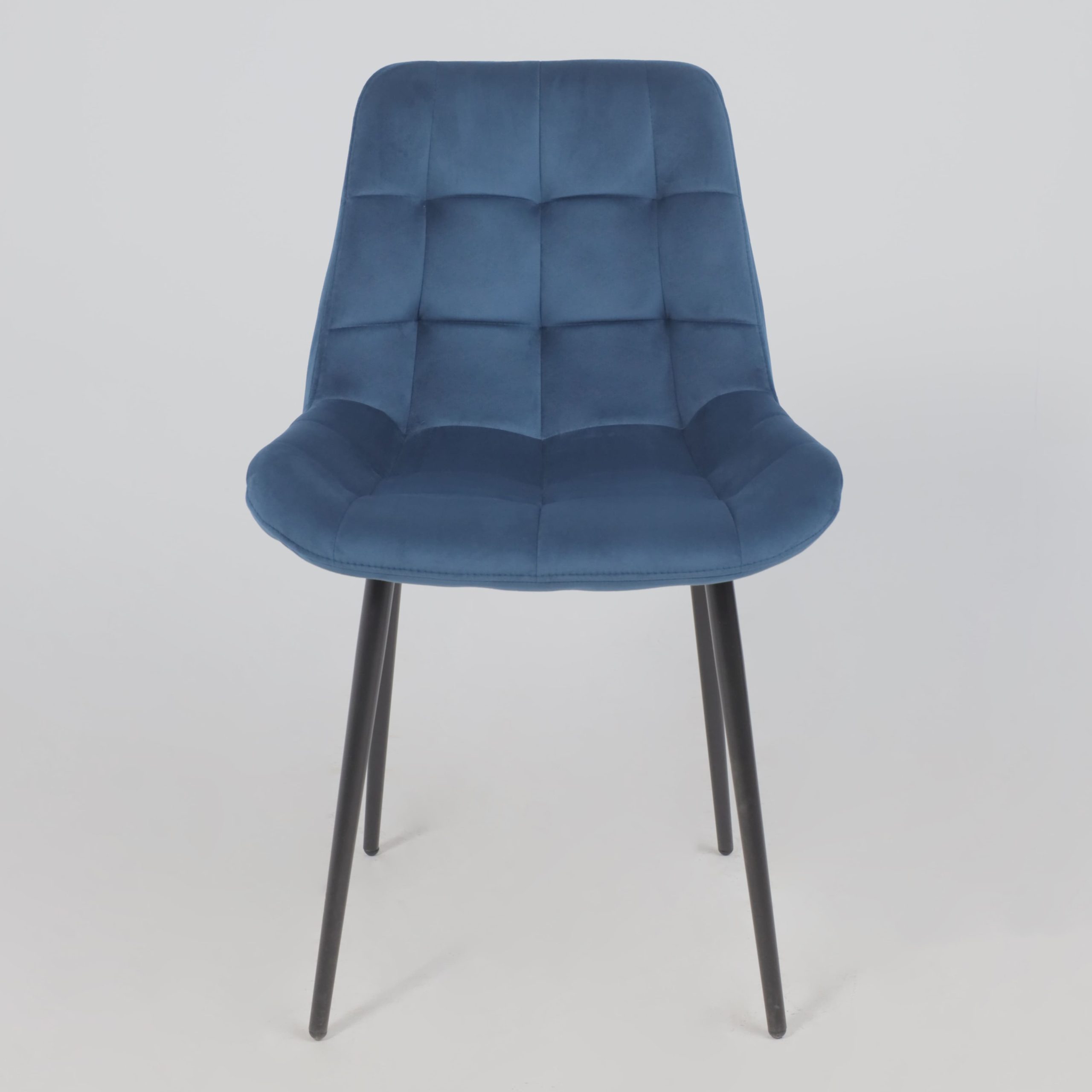 Стул AV 405, синий бархат Confetti deep ocean/черный