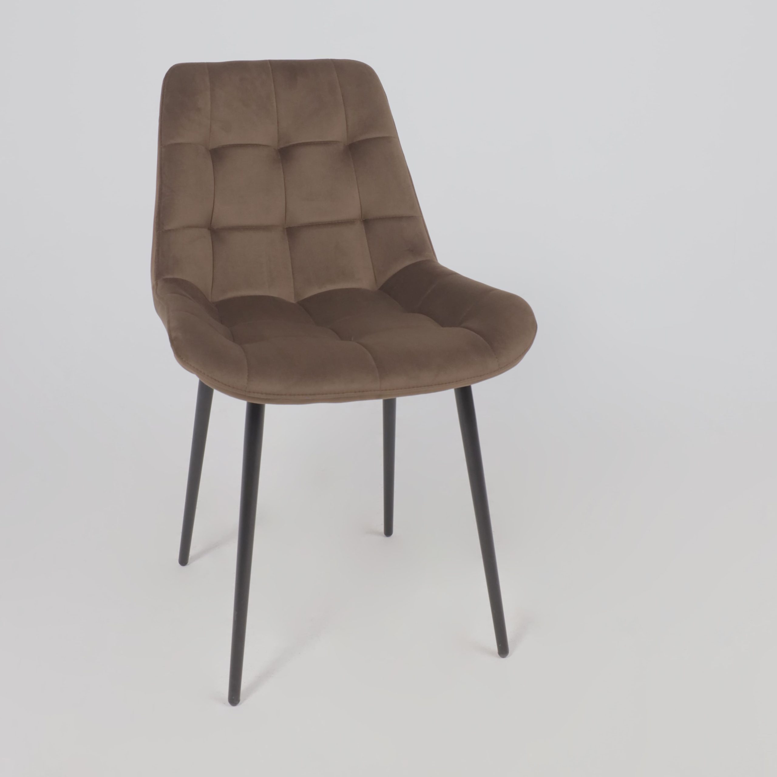 Стул AV 405, шоколадный бархат Confetti chocolate/черный