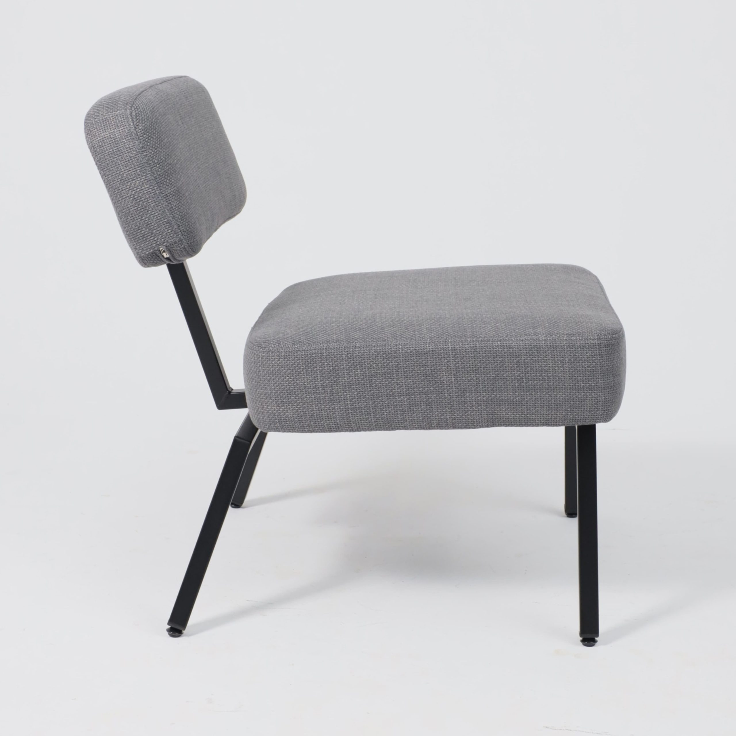 Кресло ASPEN, серая рогожка BJORN 13/черный