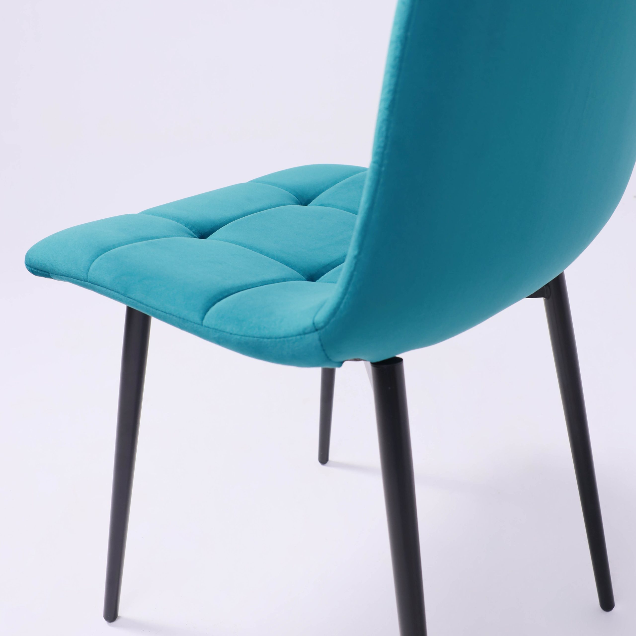 Стул AV 406-N, темно-бирюзовый бархат H-56/черный