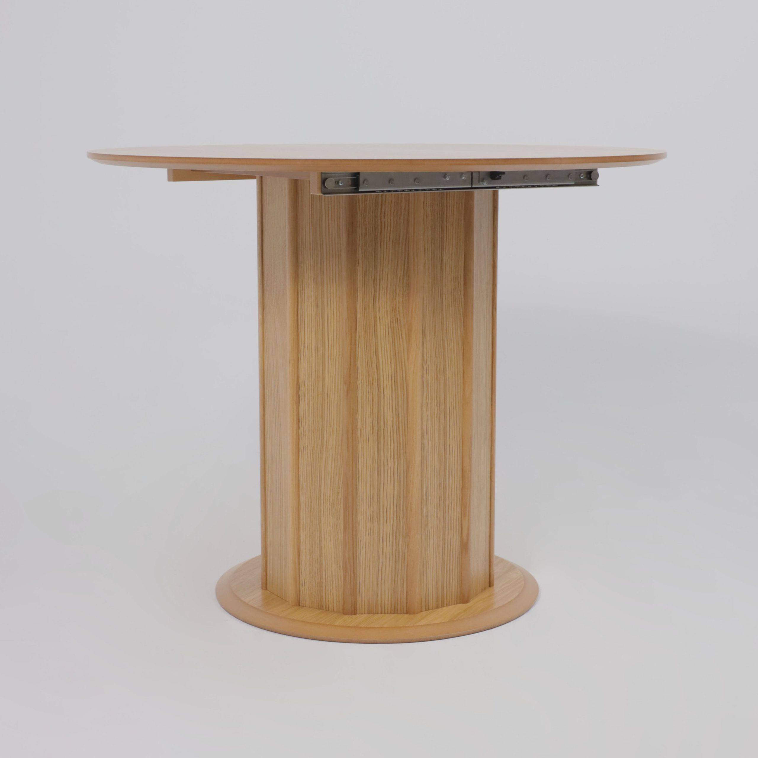 Стол ОЛАФ-М 950(1250)*950, Светлый дуб без тонировки/Светлый дуб