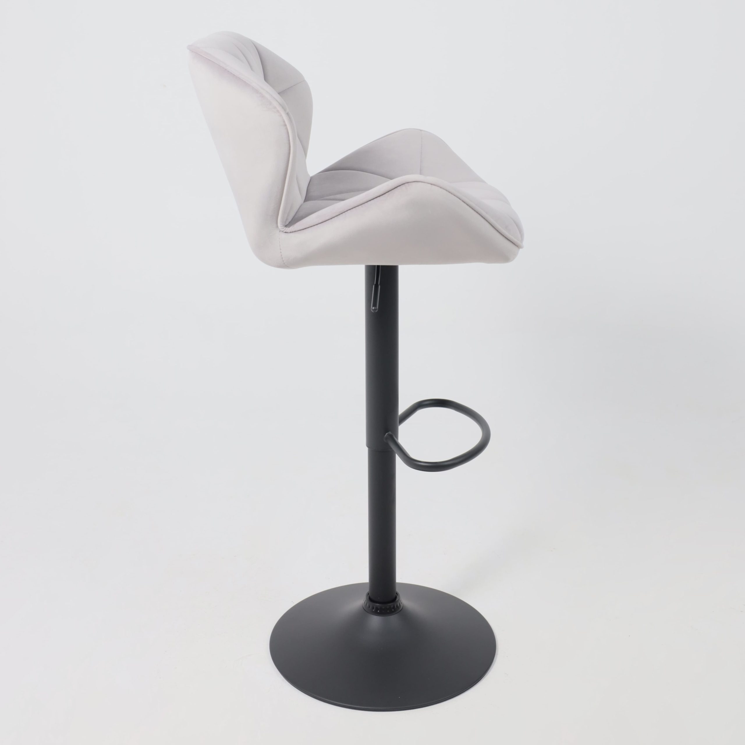 Кресло BERLIN, серый велюр HCJ-37/черный