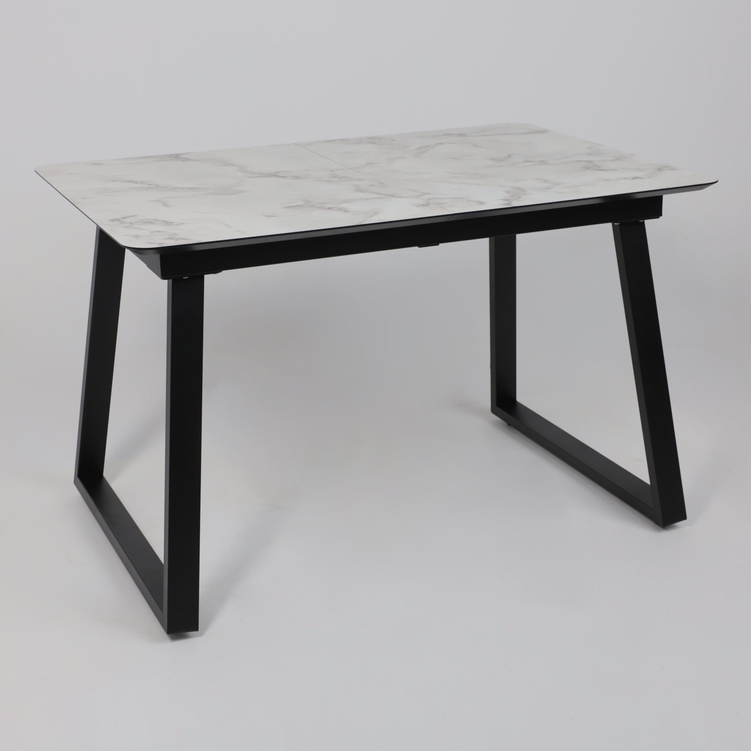 Стол AV 1208, HPL+МДФ,  раздвижной 1200 (1600)*800 Виктори натуральный/черный