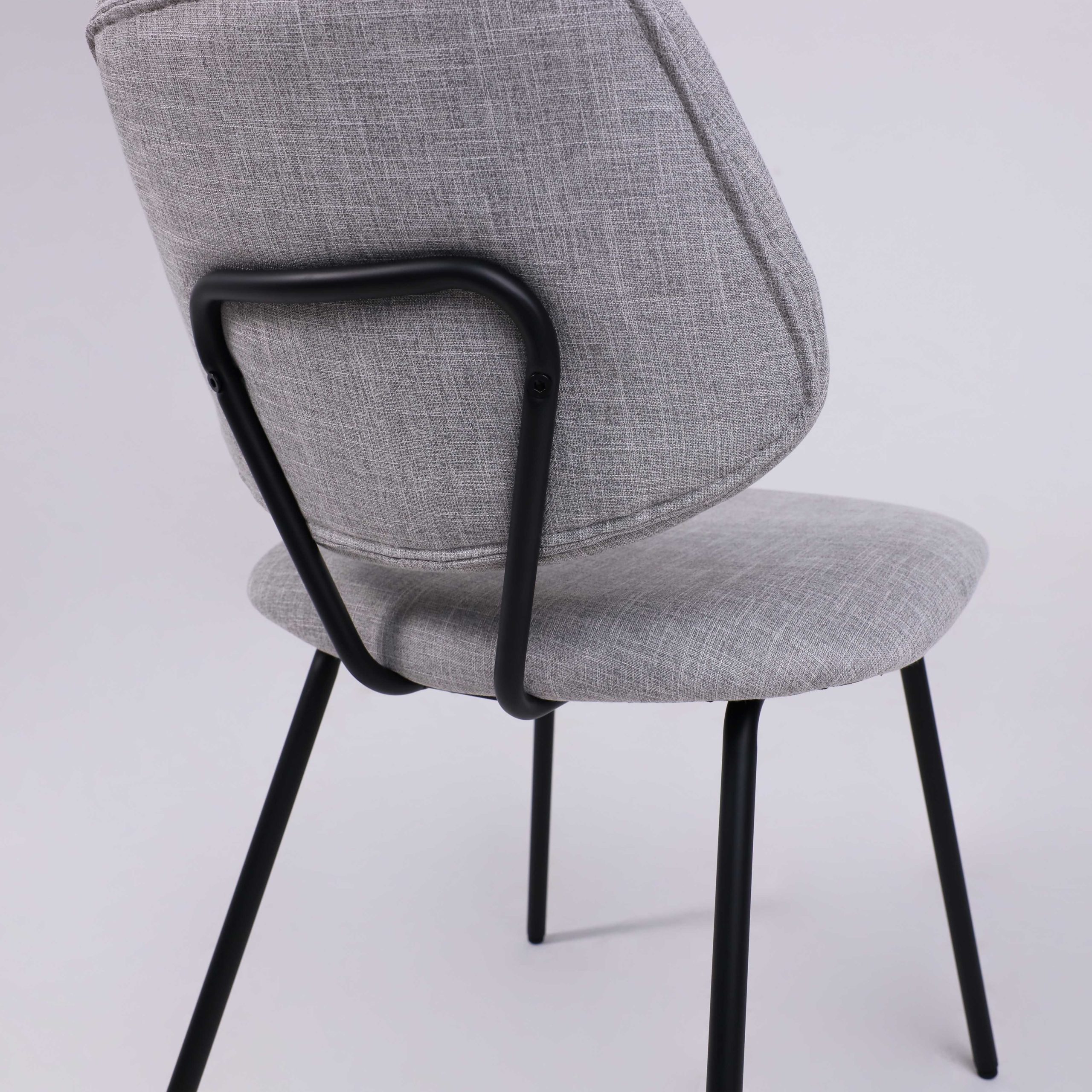 Стул DIXIE, серая ткань/черный