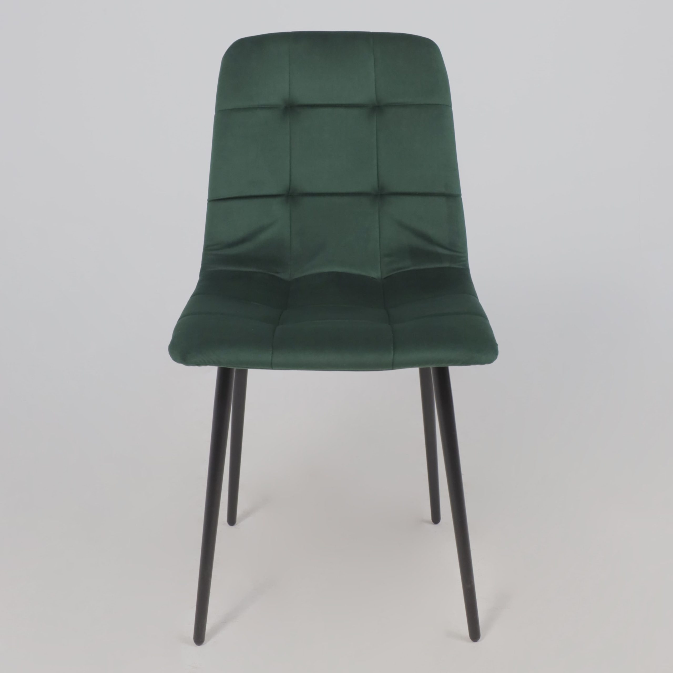 Стул AV 406-N, зеленый бархат Confetti deep forest/черный