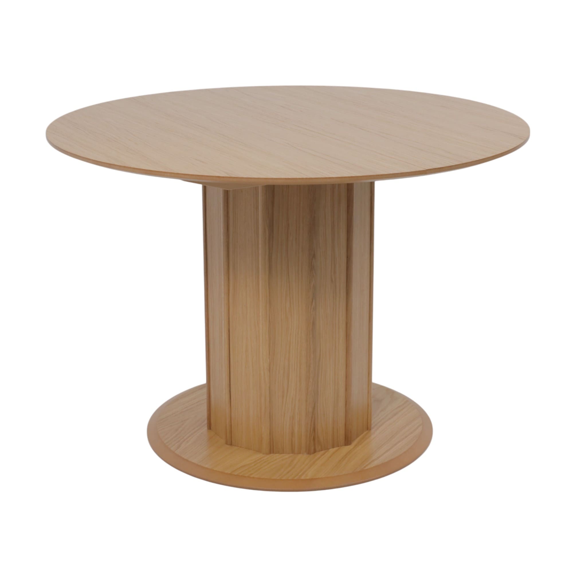 Стол ОЛАФ1100(1400)*1100, Светлый дуб без тонировки/Светлый дуб