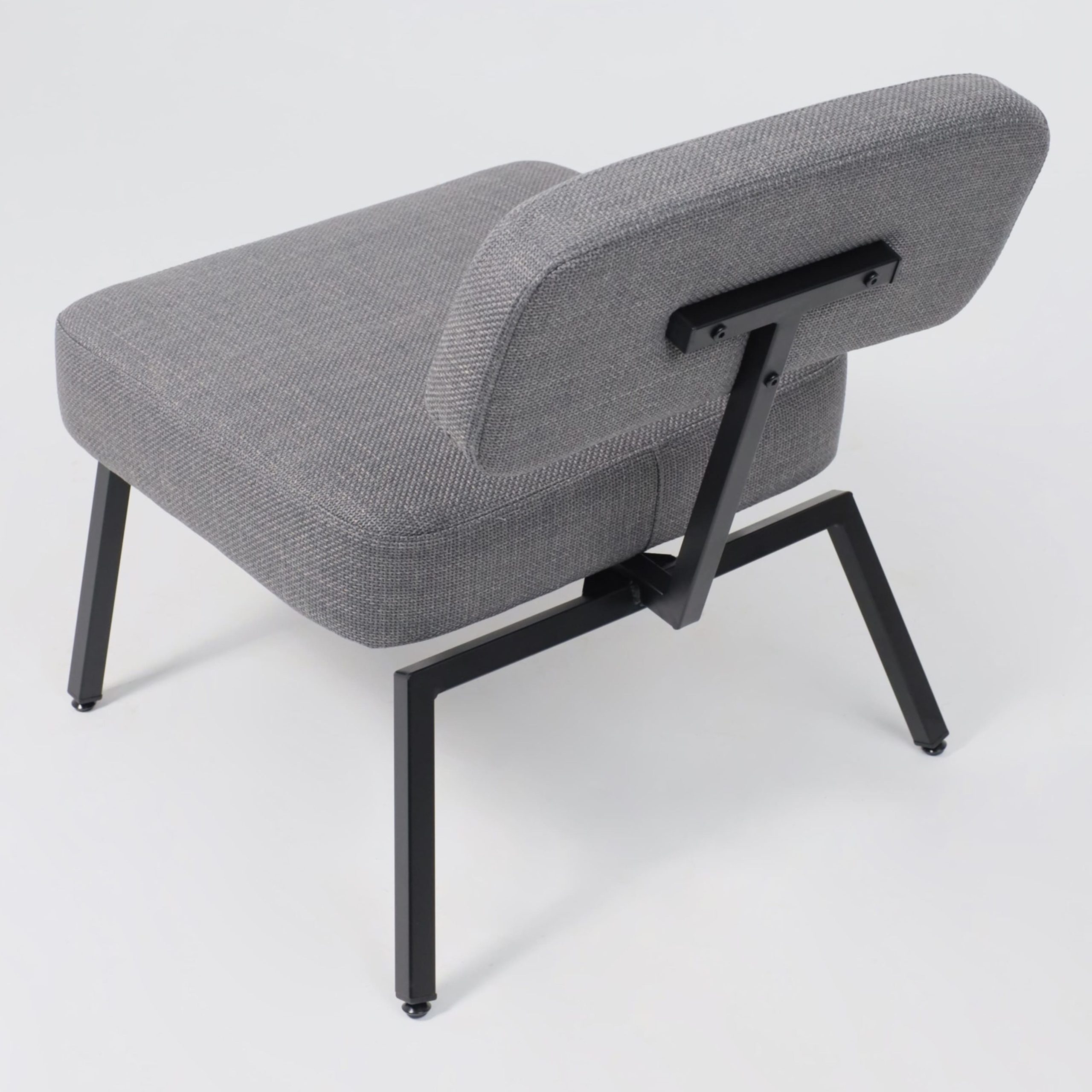 Кресло ASPEN, серая рогожка BJORN 13/черный