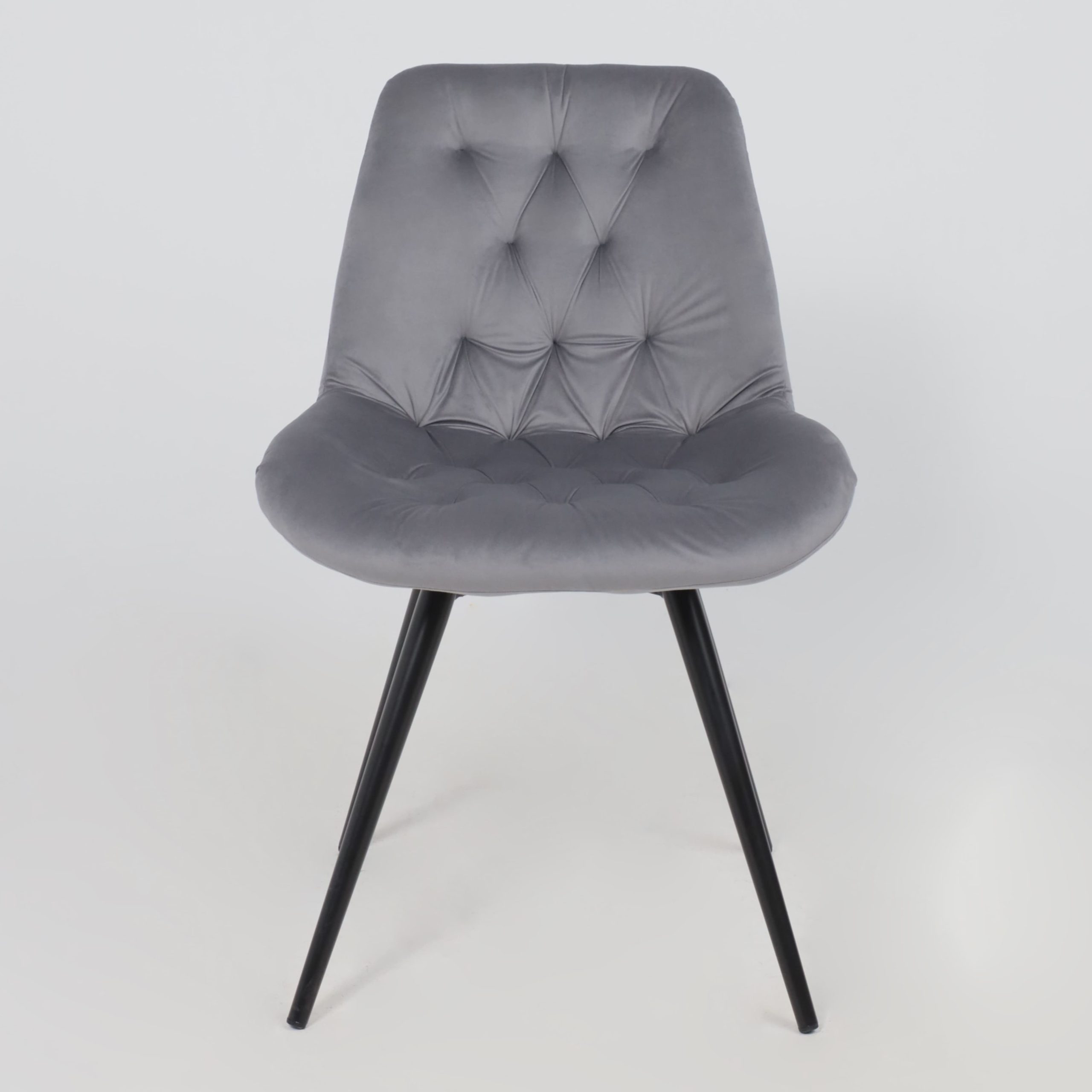 Стул AV 435, поворотный, темно-серый бархат H-15/черный