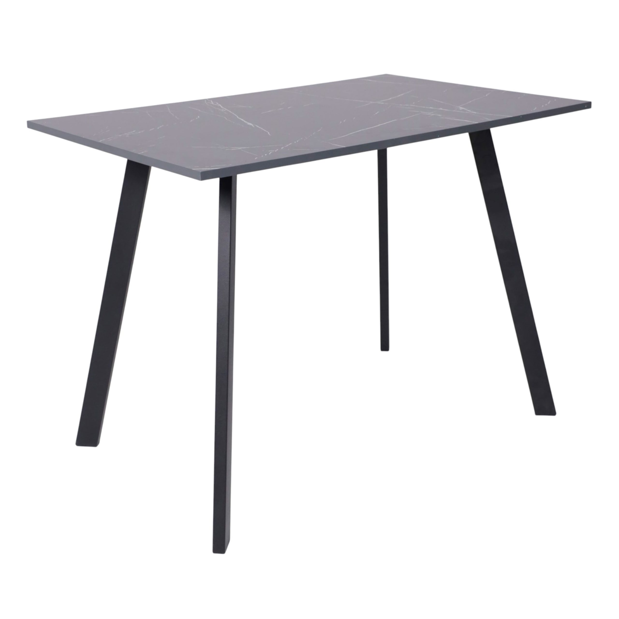 Стол SOLO 102*67, Мрамор неро маркина/черный