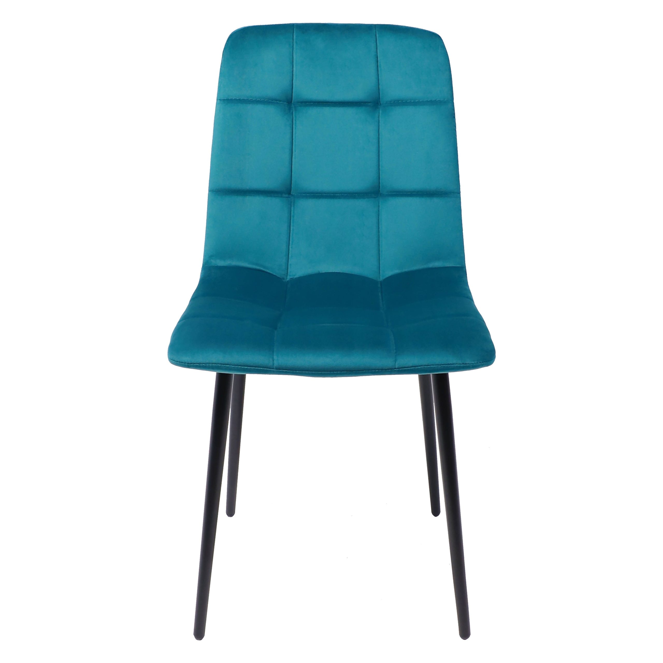 Стул AV 406-N, темно-бирюзовый бархат H-56/черный