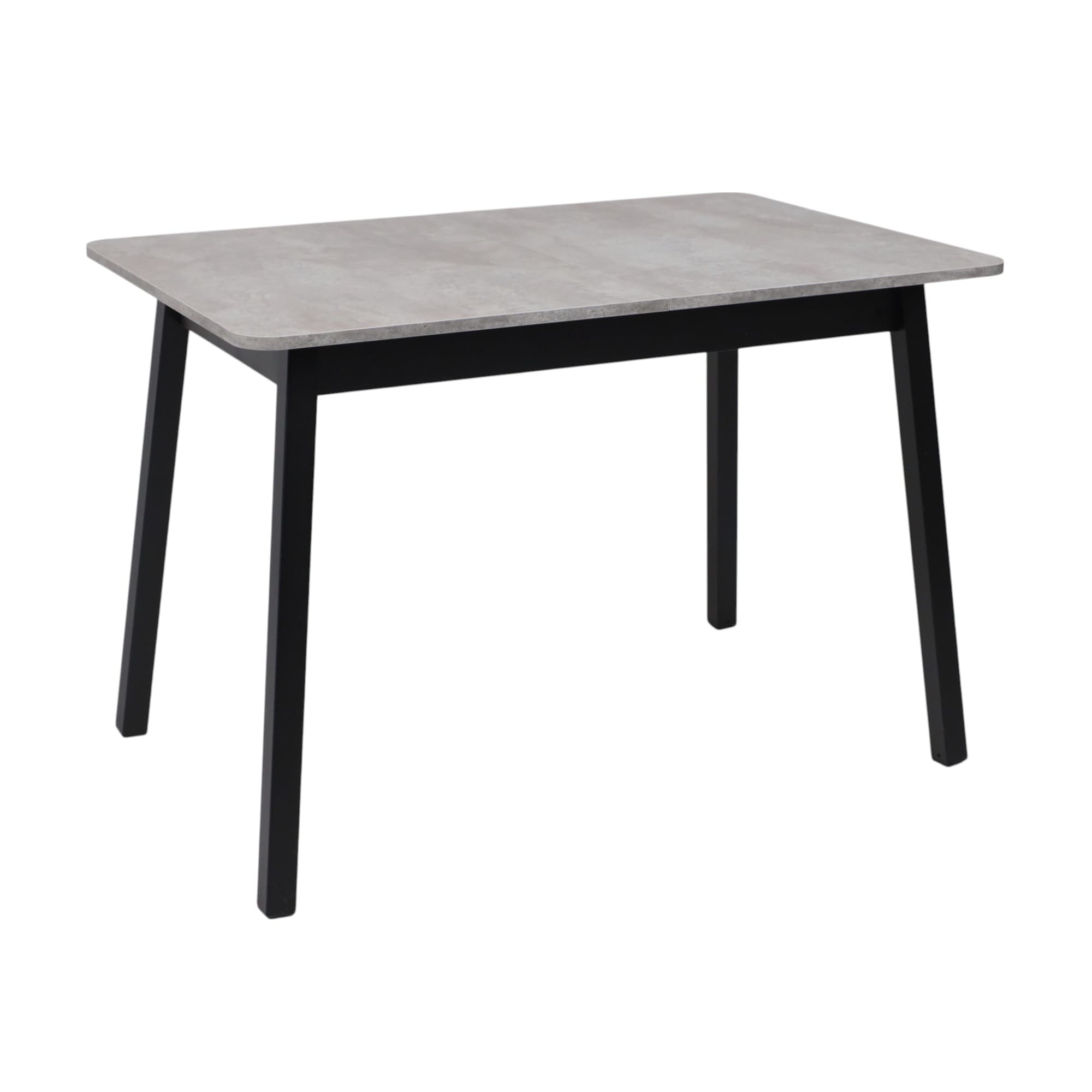 Стол TIRK RADIAL-110, раздвижной 110(142)х70, Серый сланец/Чёрный