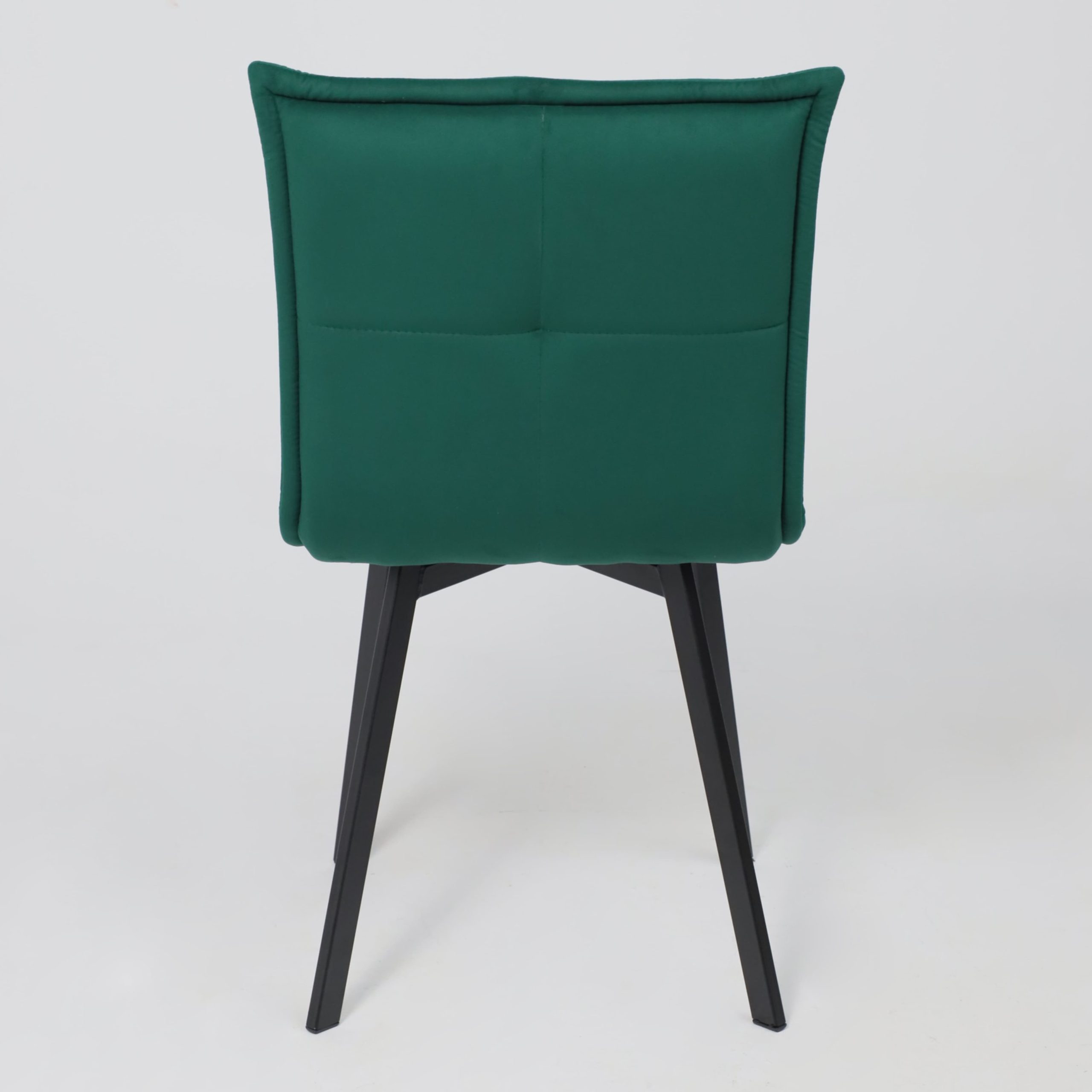 Кресло РУБИК U, Velutto 33 темно-зеленый велюр/черный