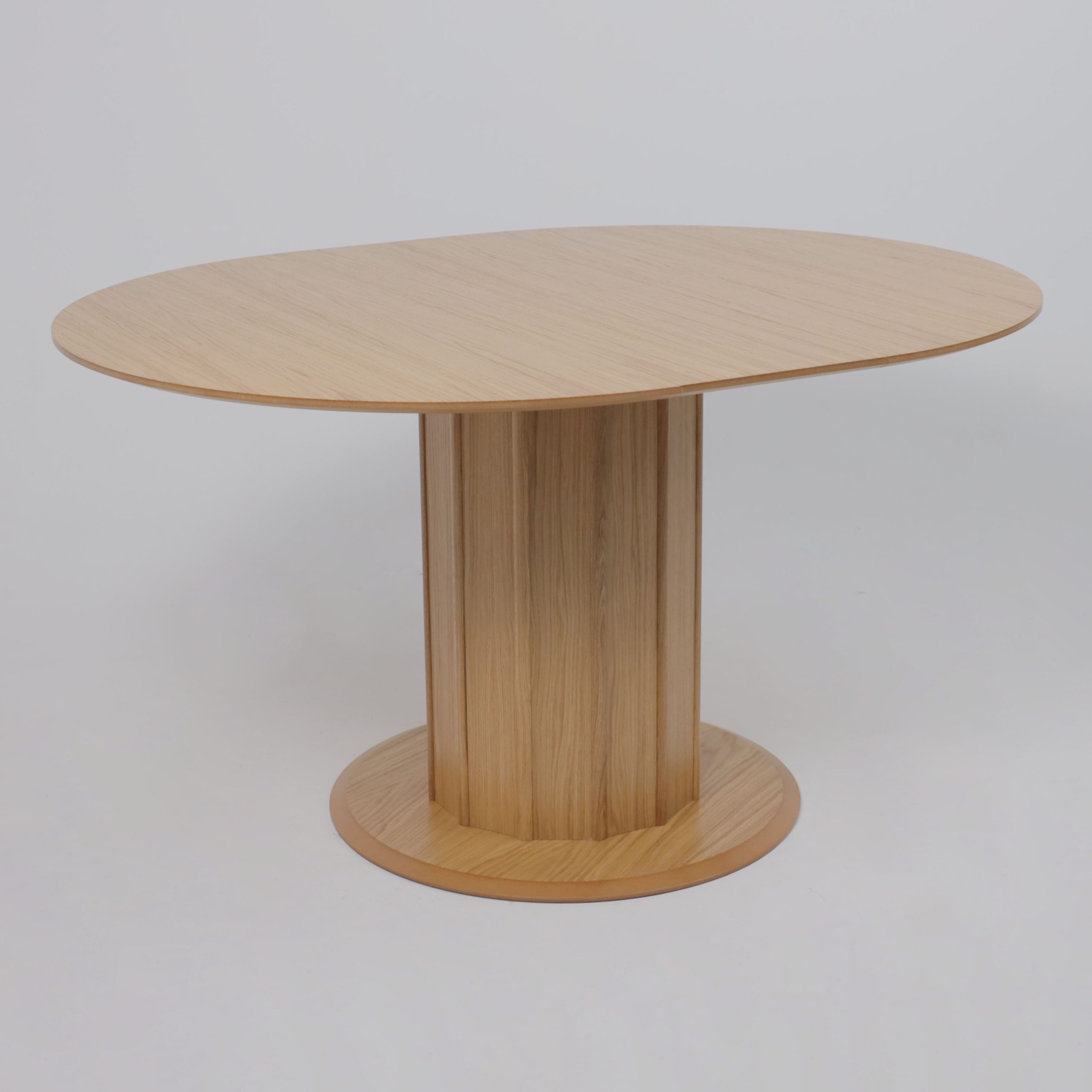 Стол ОЛАФ1100(1400)*1100, Светлый дуб без тонировки/Светлый дуб