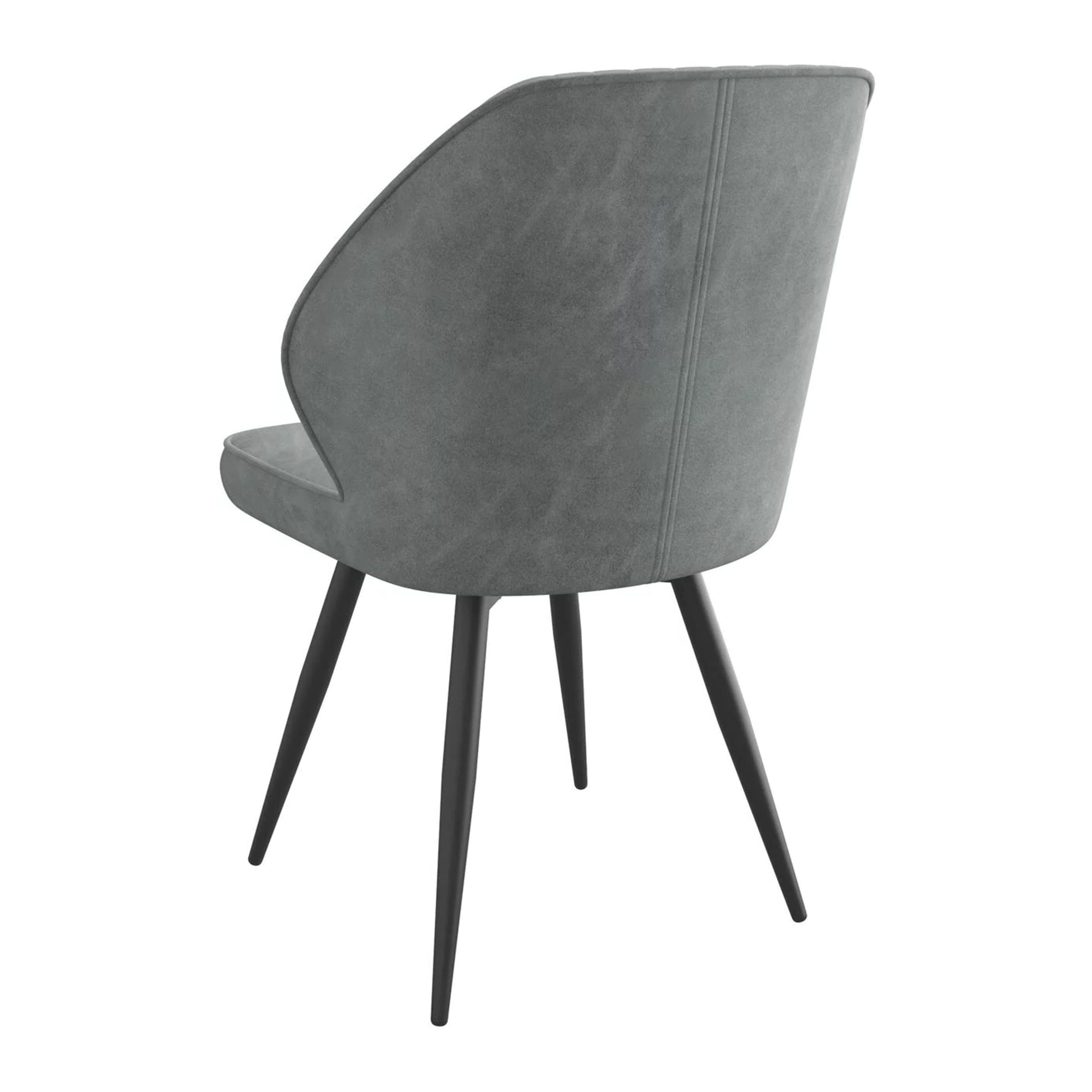 Стул MICHAEL-R1 360, k10 Антрацит замша LUXчерный