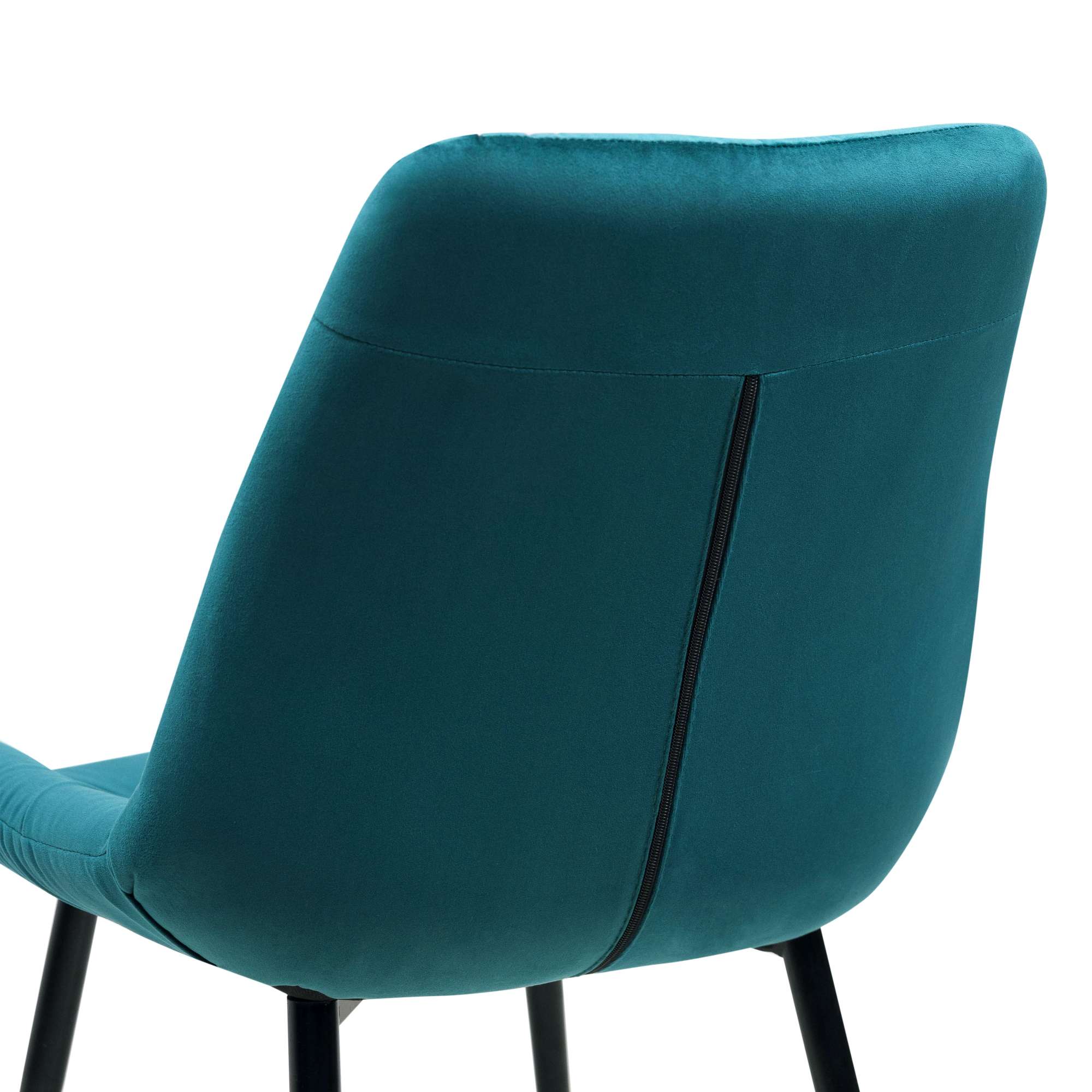 Стул AV 435, темно-бирюзовый бархат H-56/черный