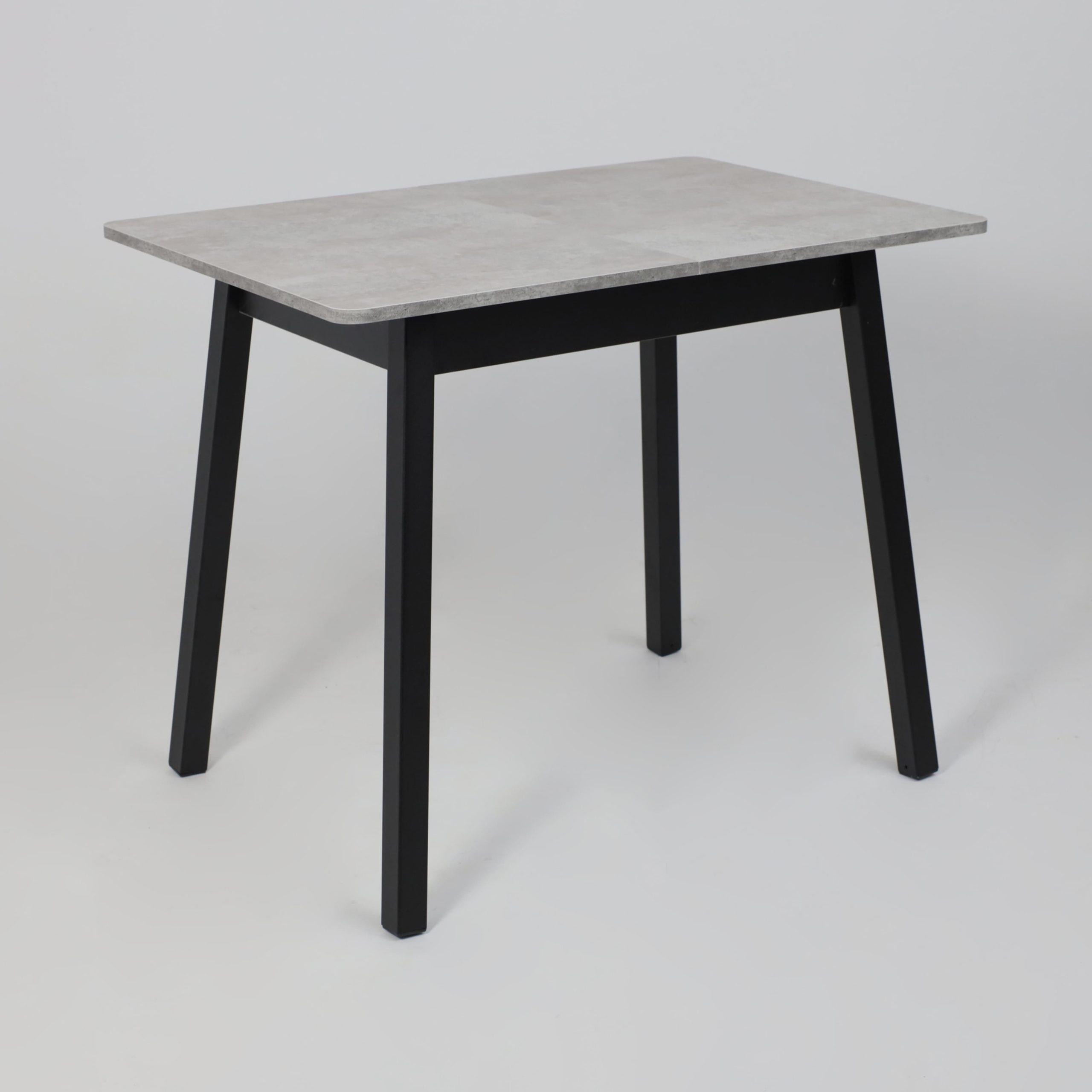 Стол TIRK RADIAL-94, раздвижной 94(126)х64, Серый сланец/Чёрный