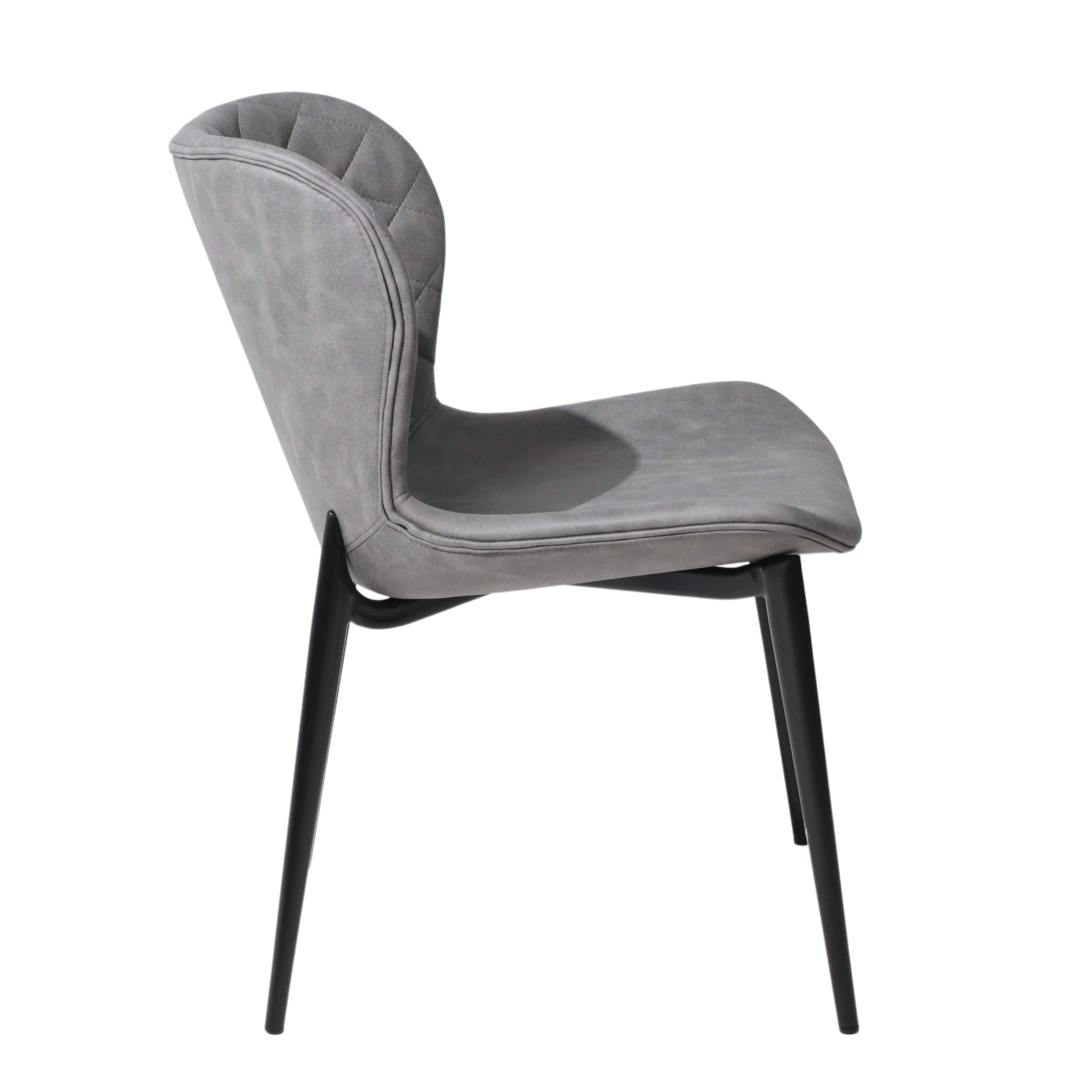 Стул AV 470, темно-серая замша Kiprus 10/черный